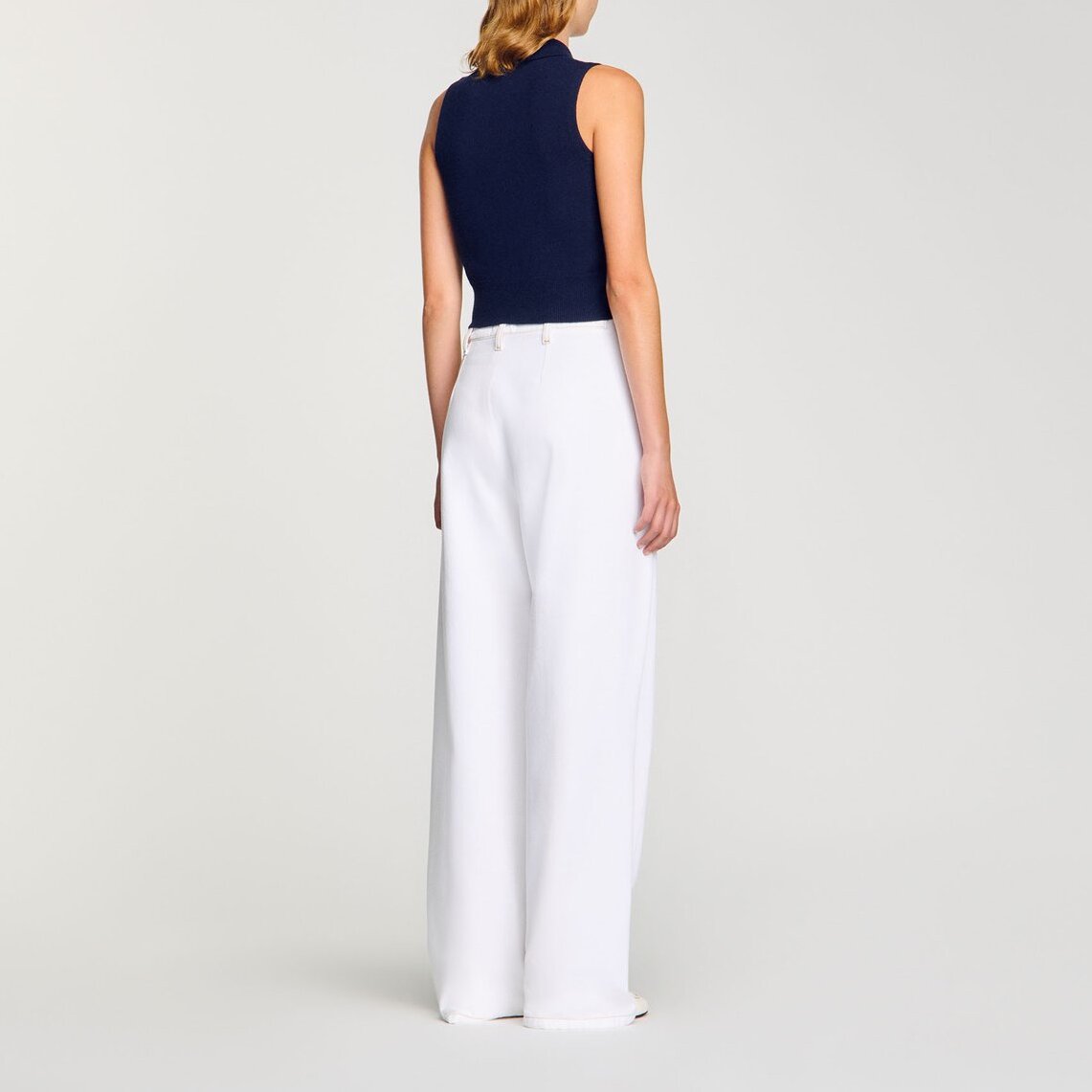 Gilet en laine et cachemire Sandro seconde main