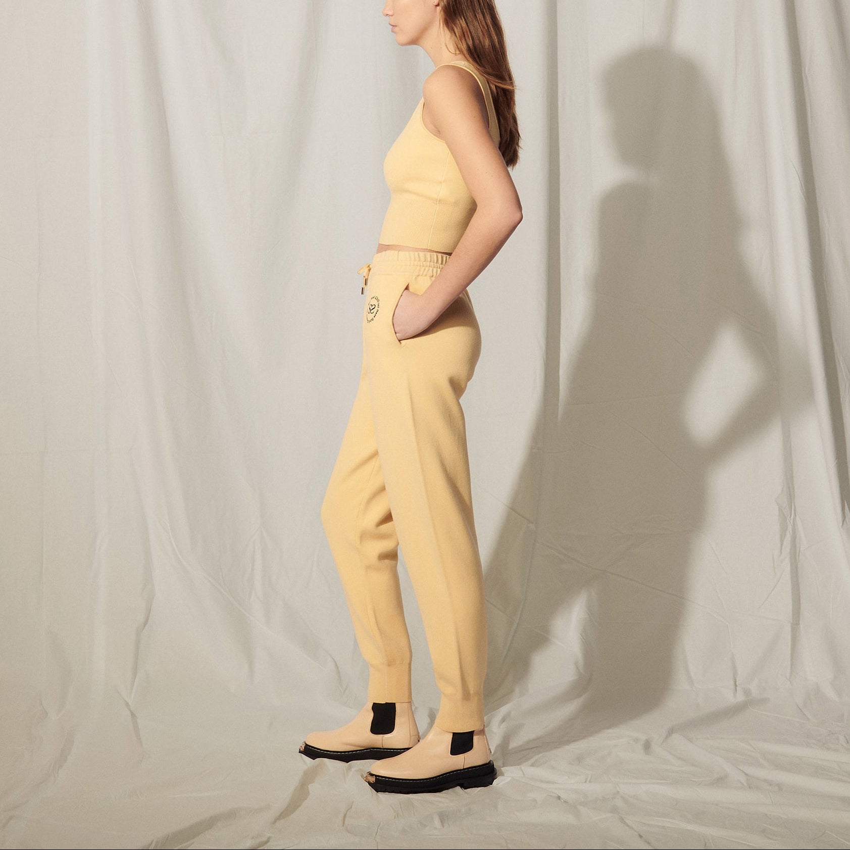 Brassière en Maille avec broderie Sandro seconde main