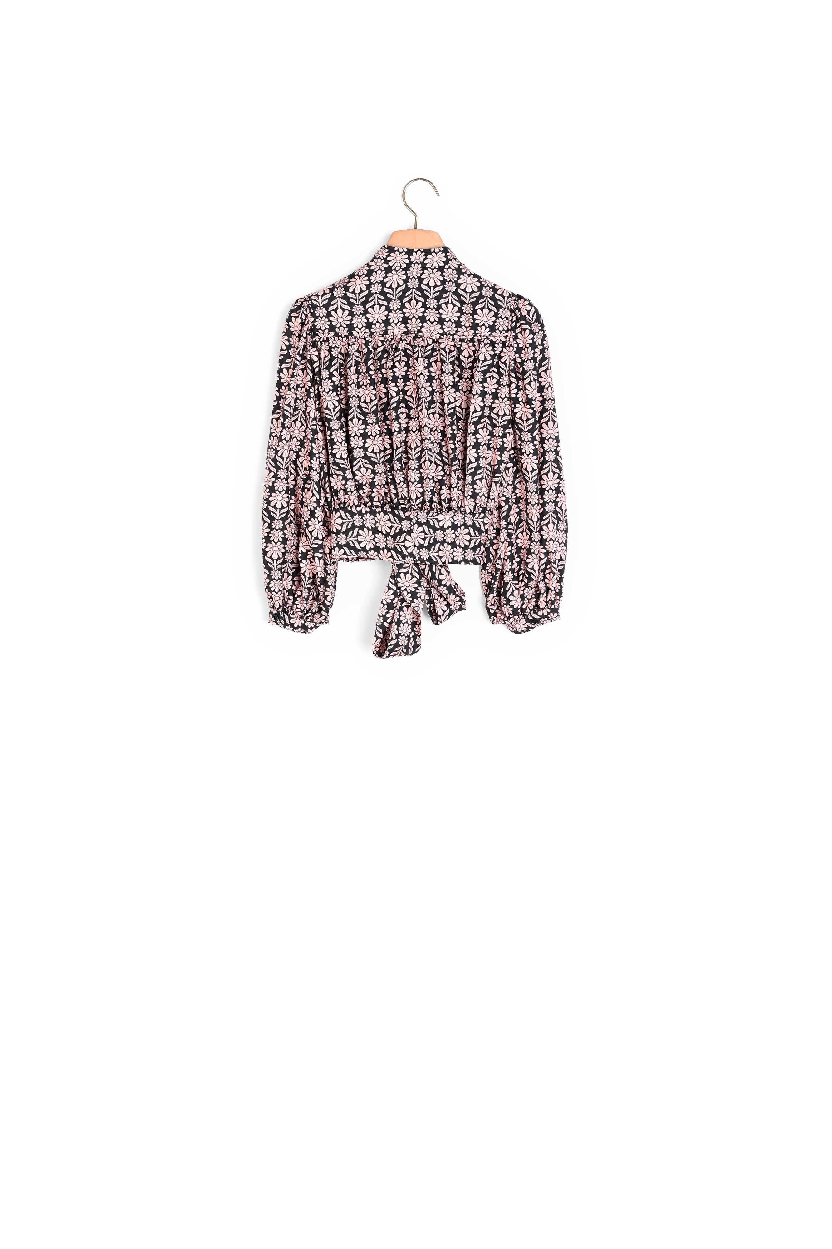 Chemise Noir / Rose Sandro seconde main