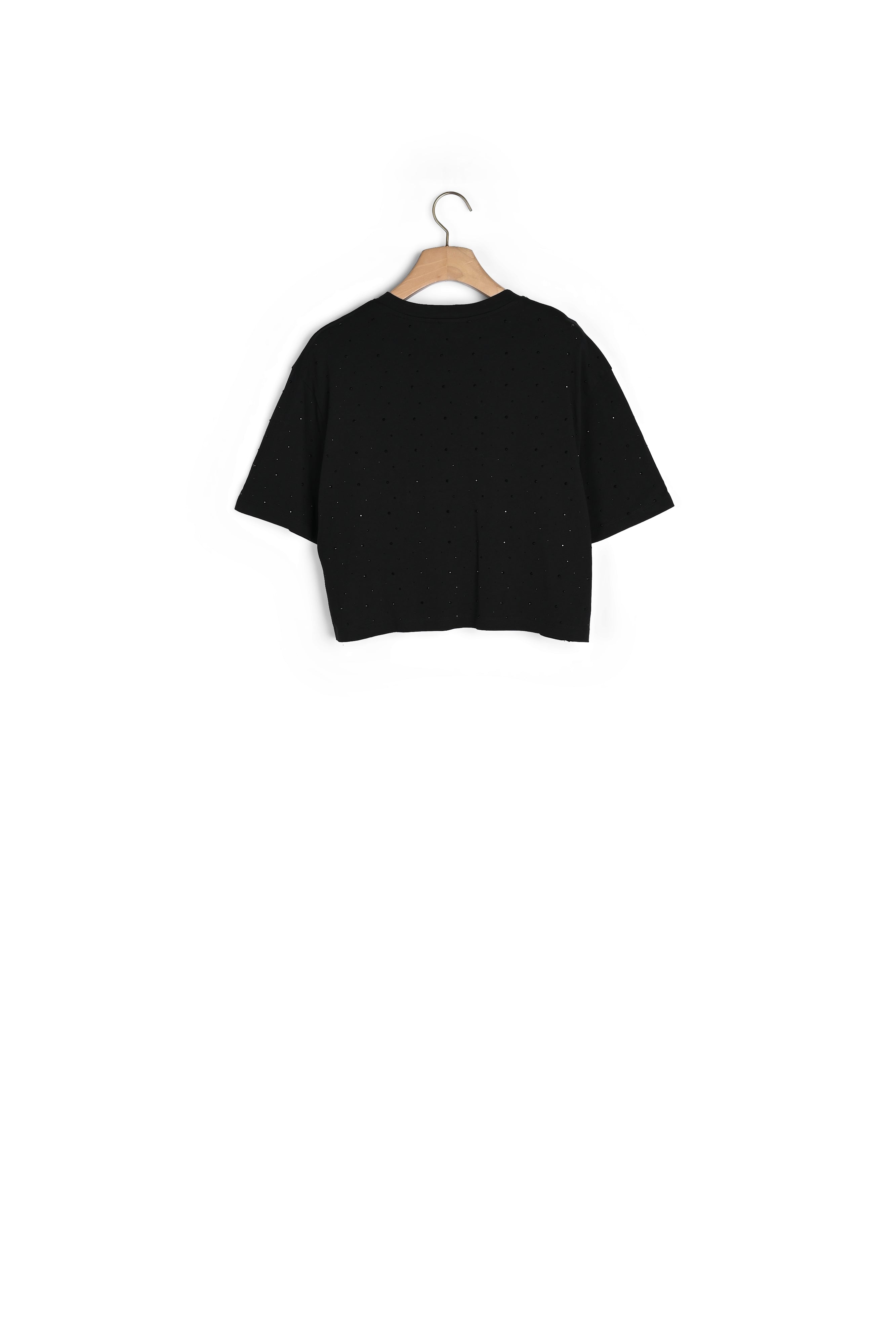 Tee-shirt court strassé Sandro seconde main