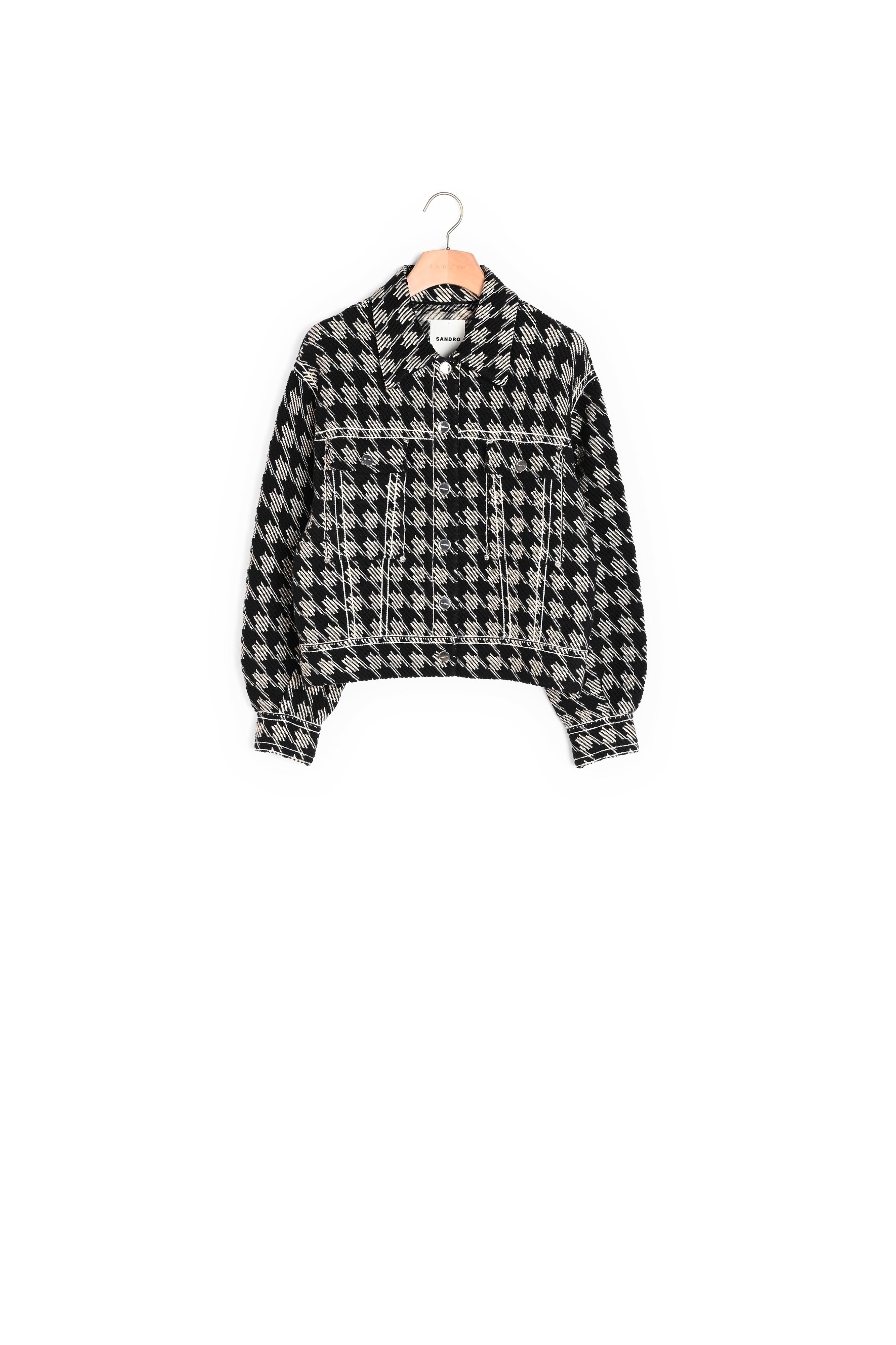 Veste pied de poule Sandro seconde main