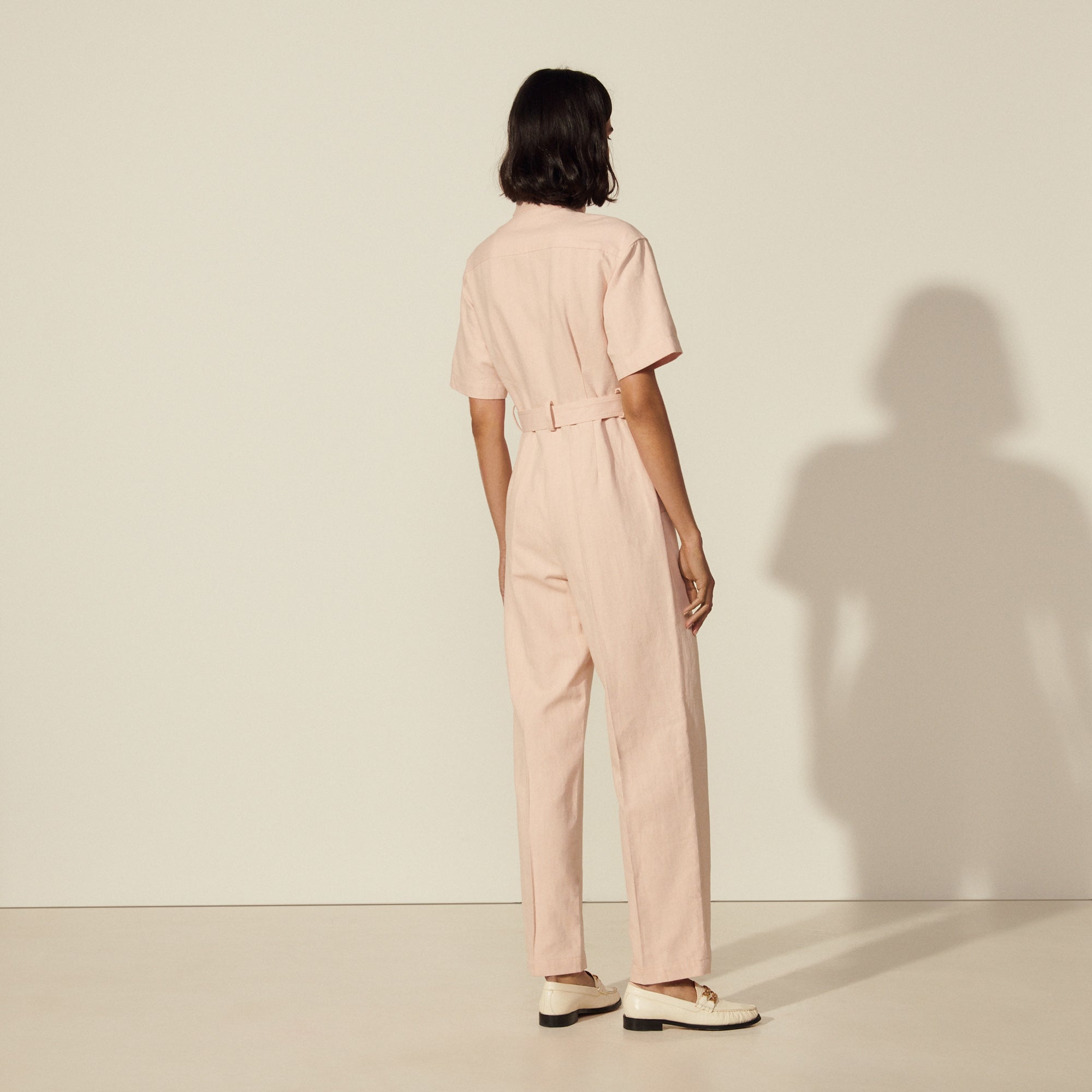 Combinaison Pantalon en toile sergé Sandro seconde main