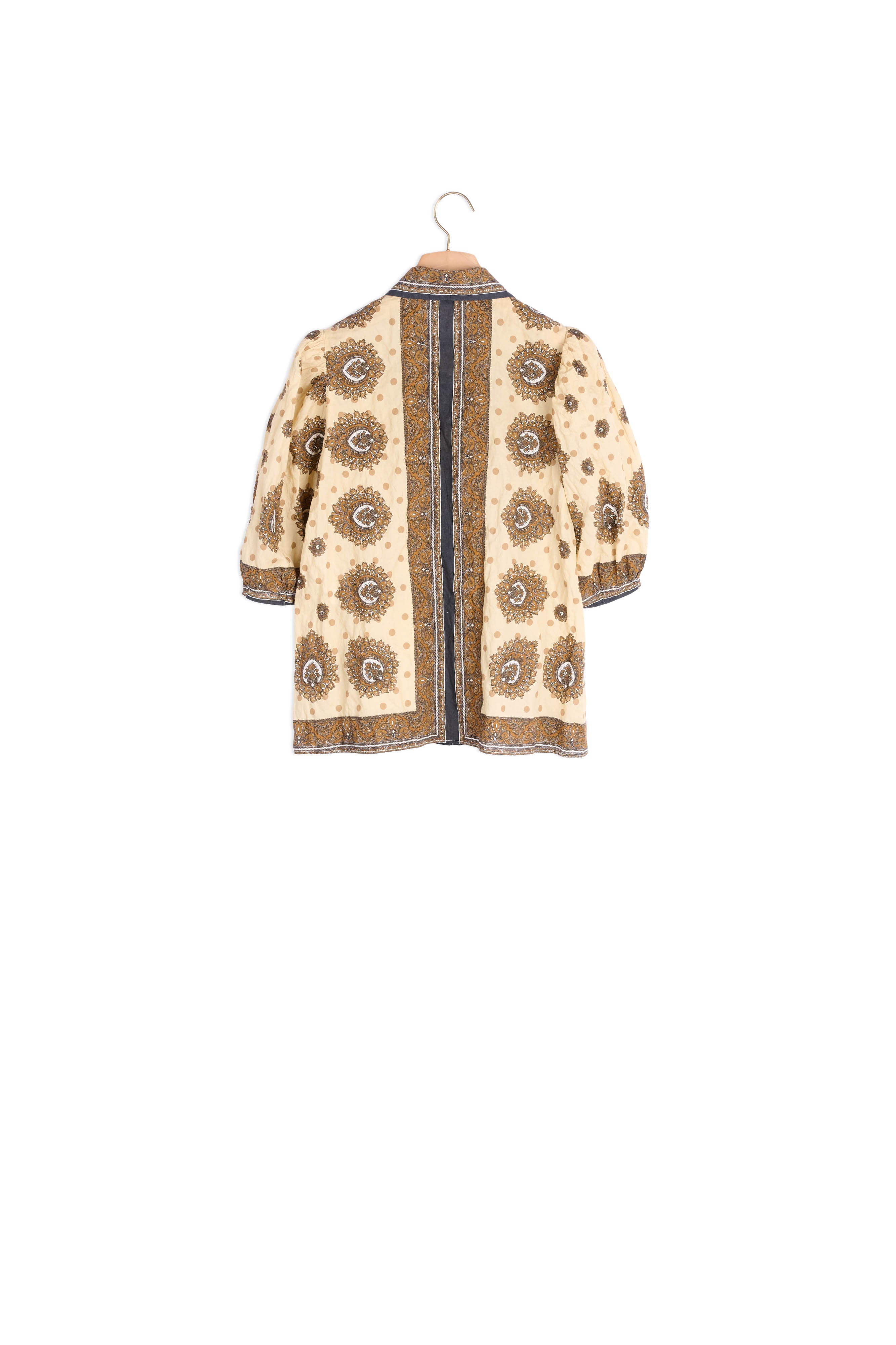 Chemise en coton imprimé Sandro seconde main