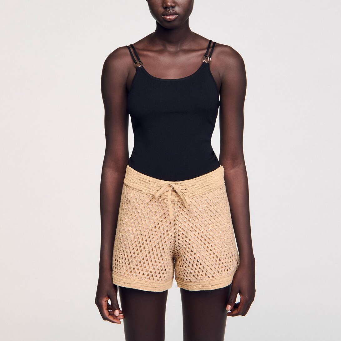 Body en maille à détail bijou Sandro seconde main