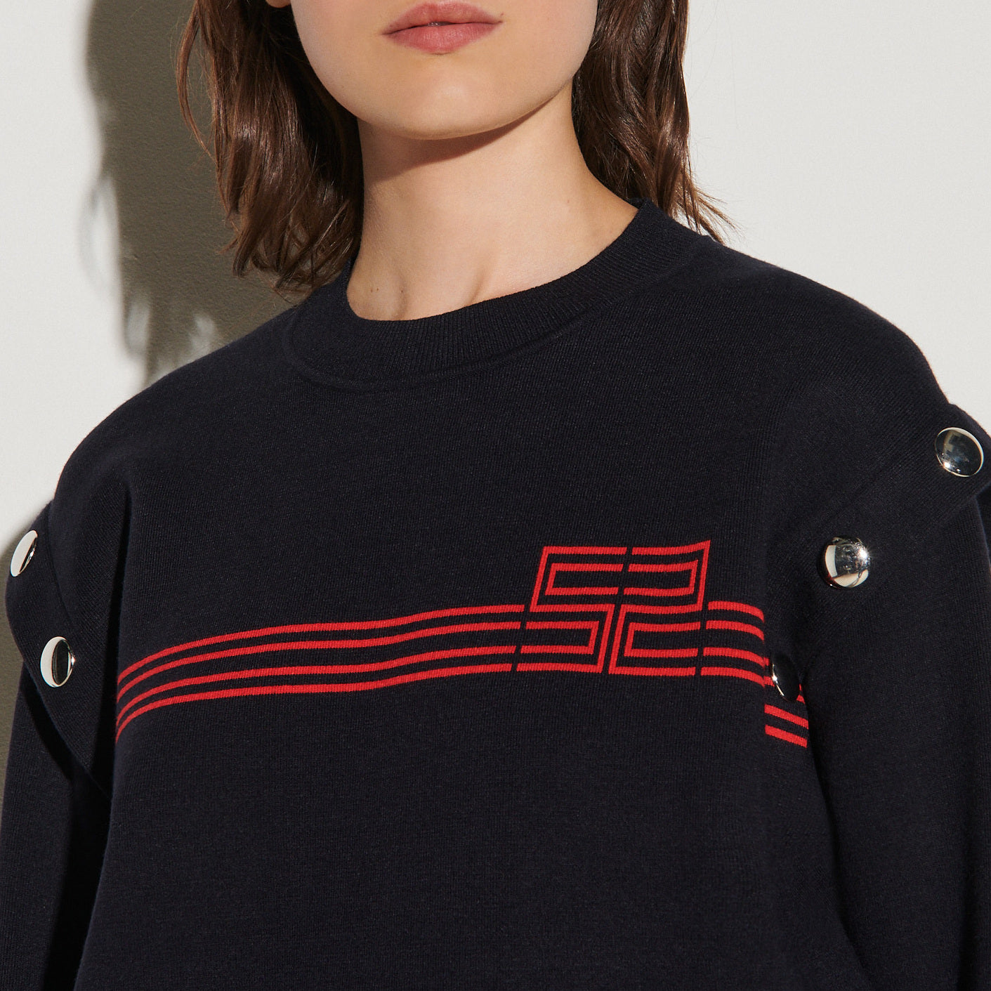 Pull avec pressions Sandro seconde main
