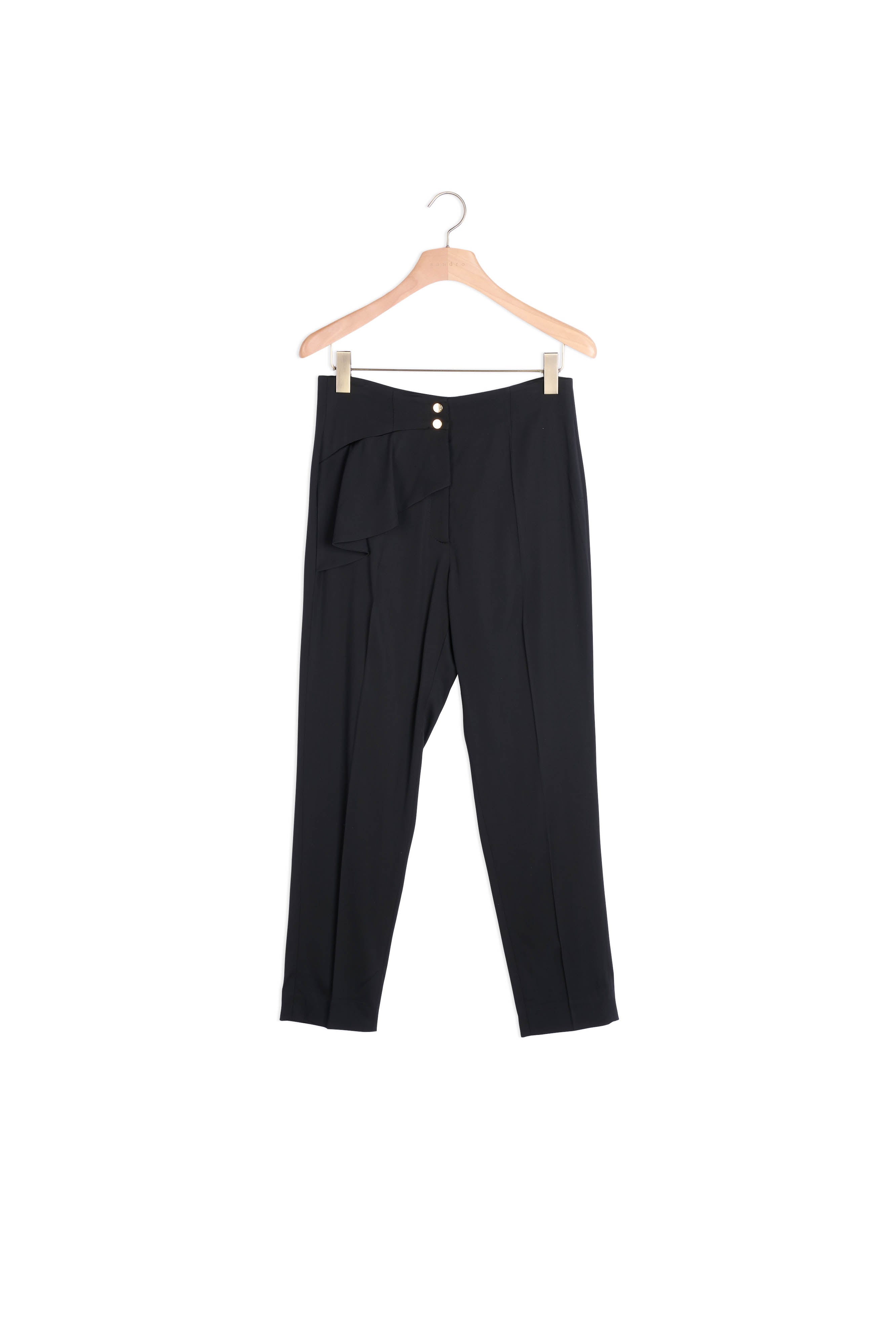 Pantalon fuselé à basque Sandro seconde main