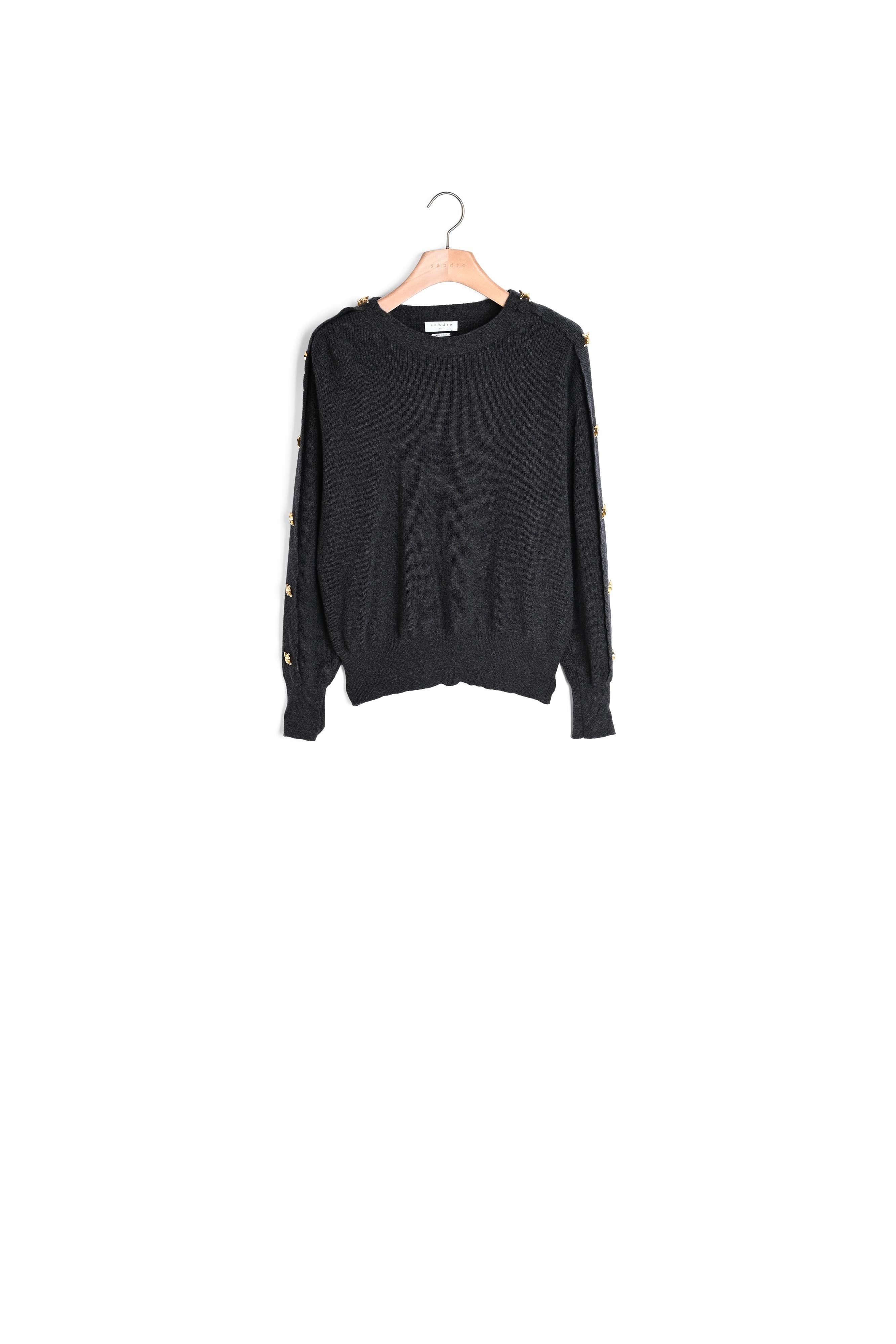 Pull à boutons bijoux Sandro seconde main