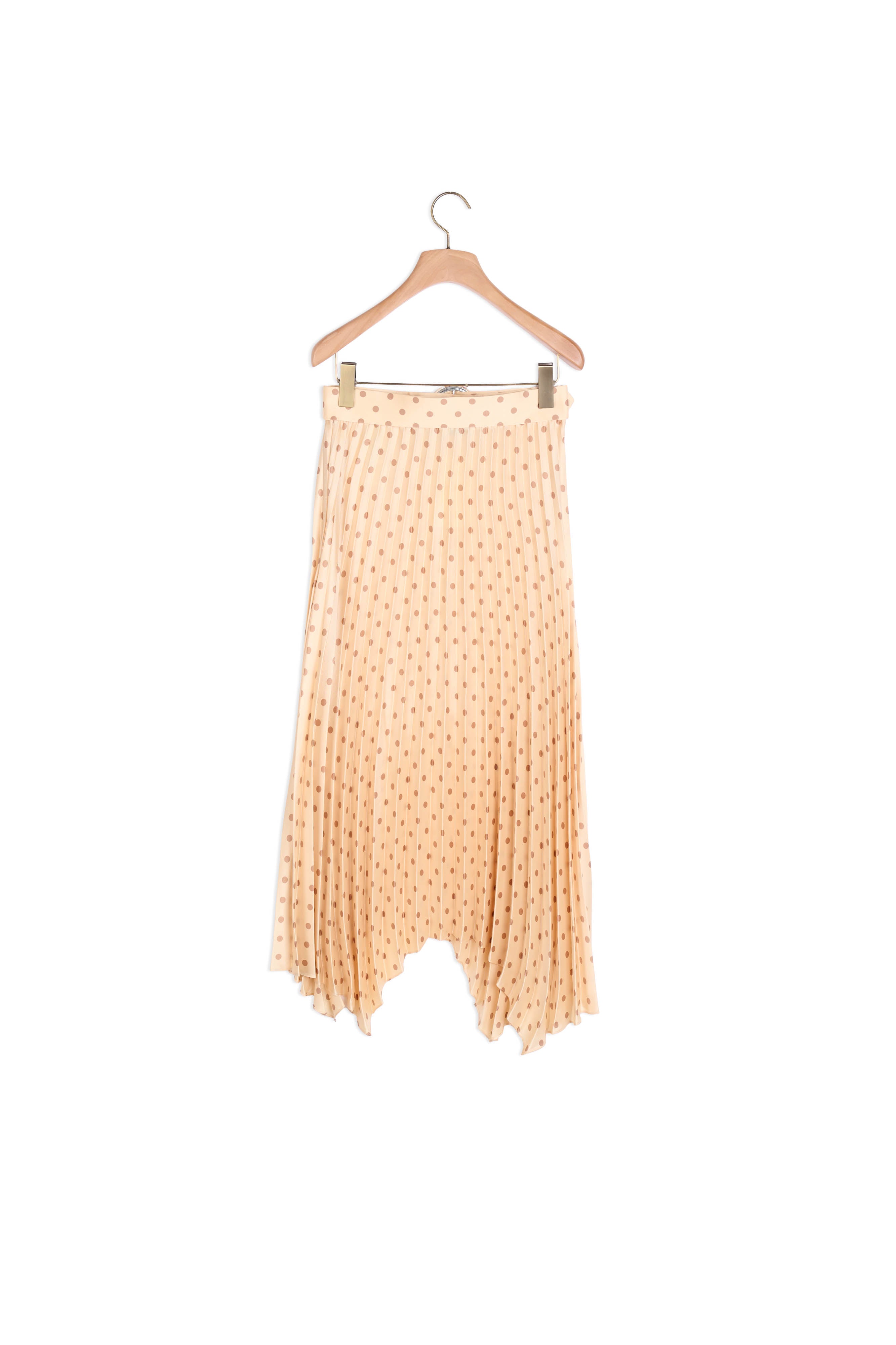 Jupe plissée et imprimée à ceinture Sandro seconde main