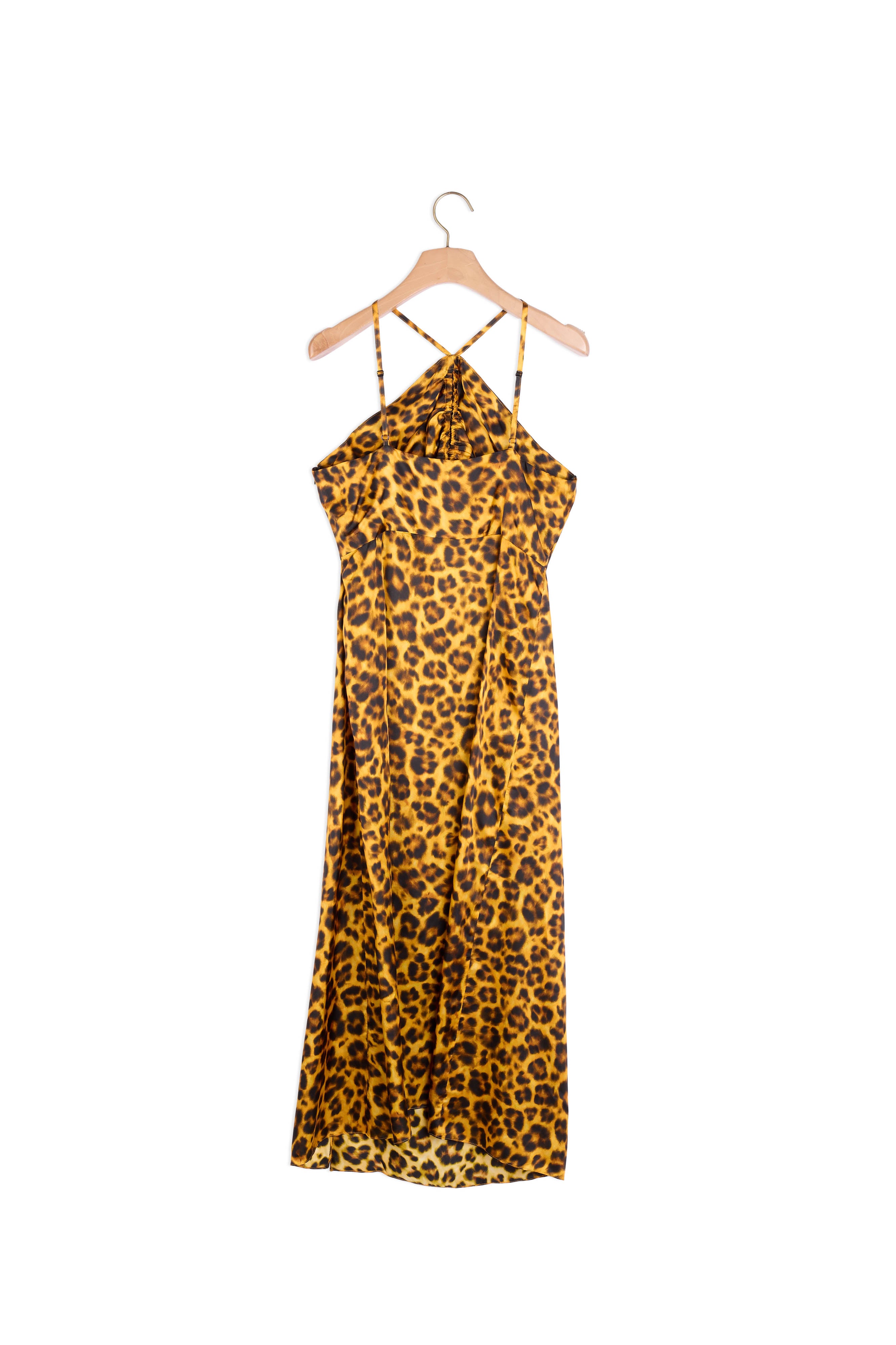 Robe longue imprimé léopard Sandro seconde main