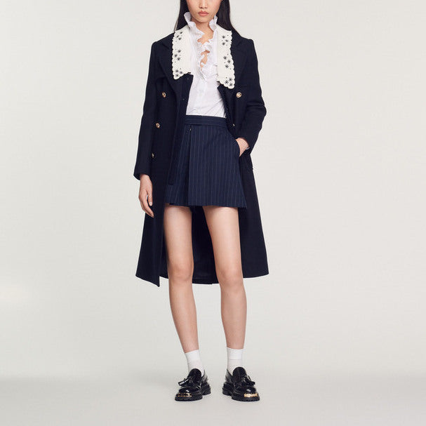 Short de tailleur à rayures Sandro seconde main