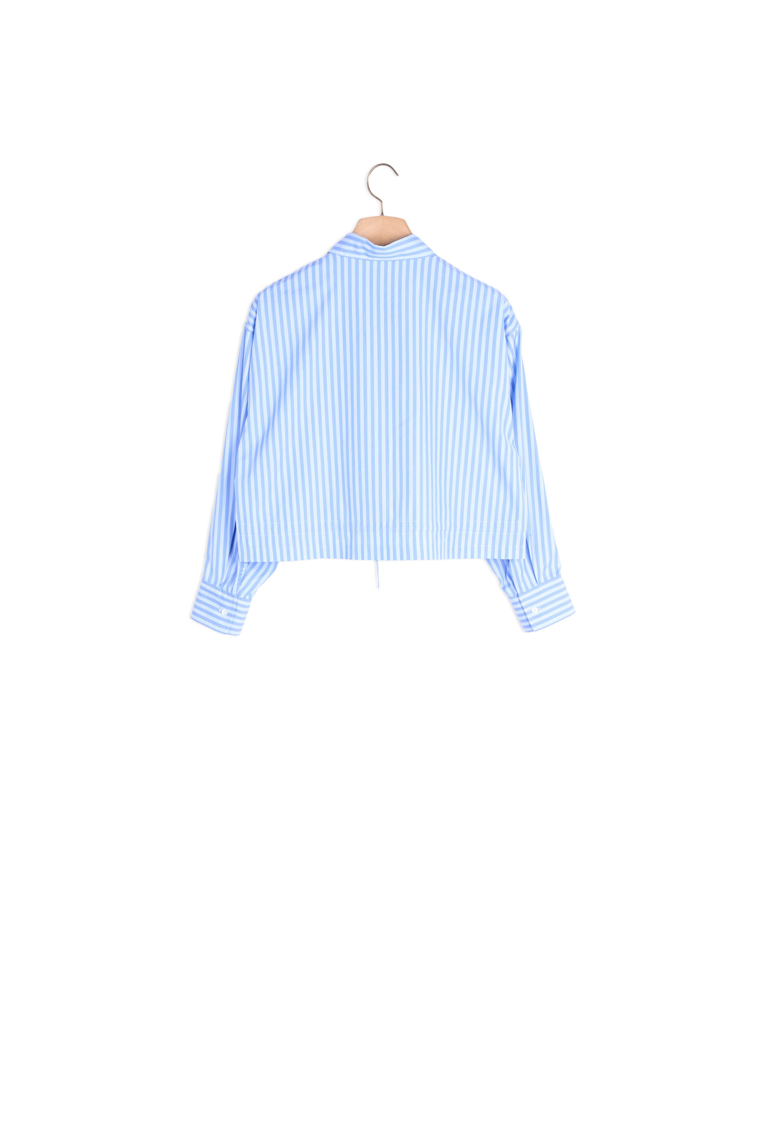 Chemise courte à rayures Sandro seconde main