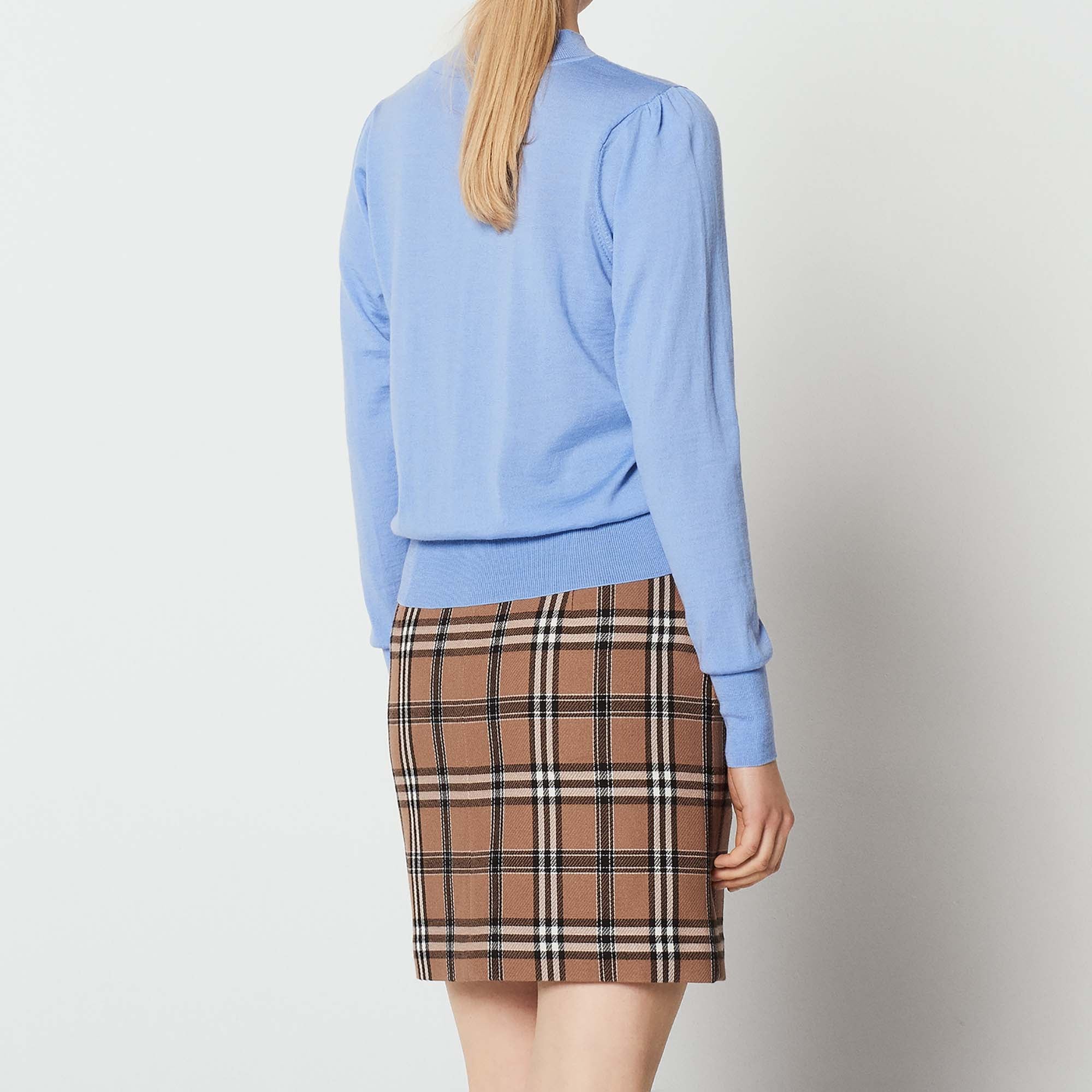 Pull en laine avec logo brodé Sandro seconde main
