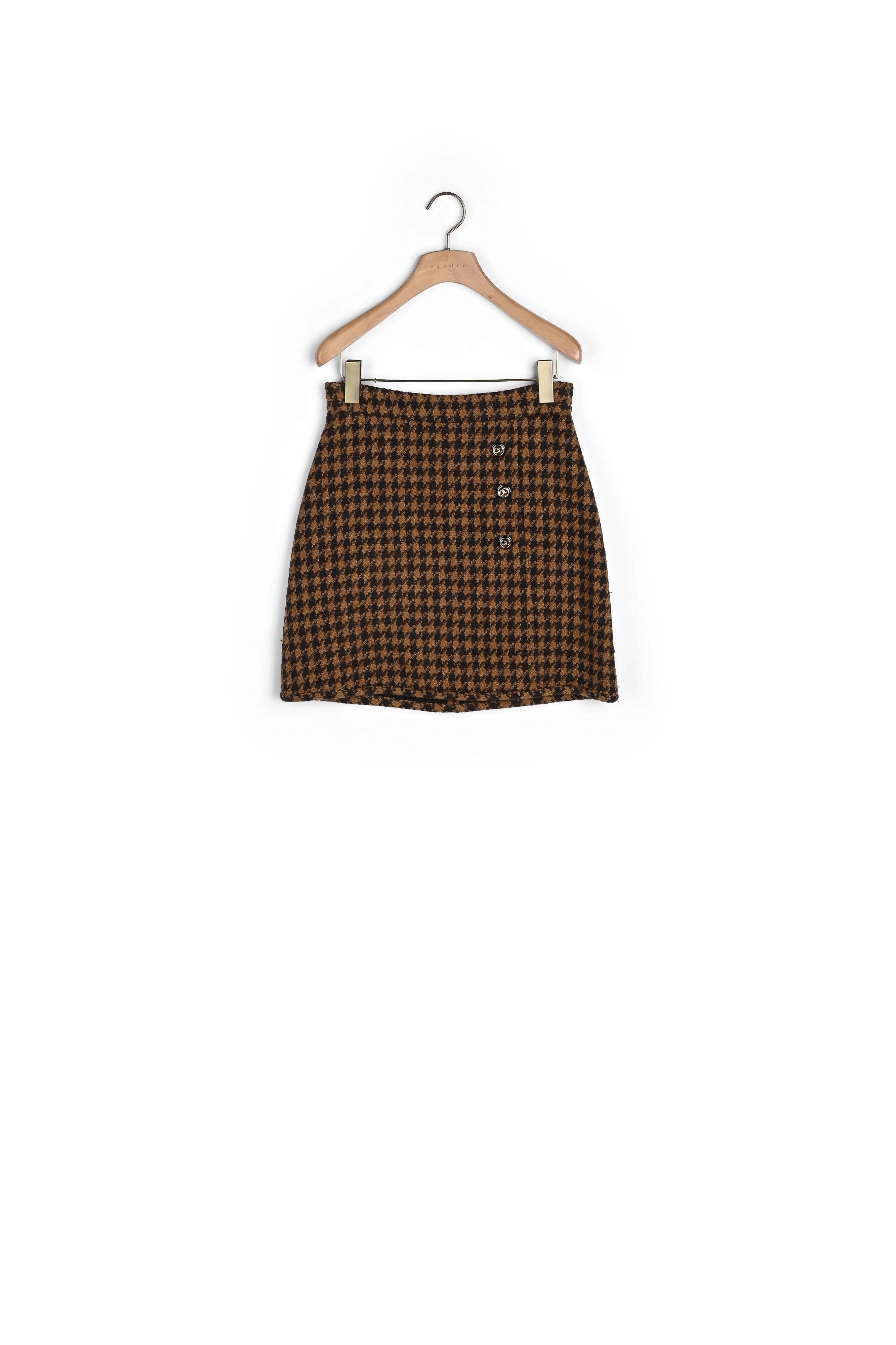 Jupe courte en tweed Sandro seconde main