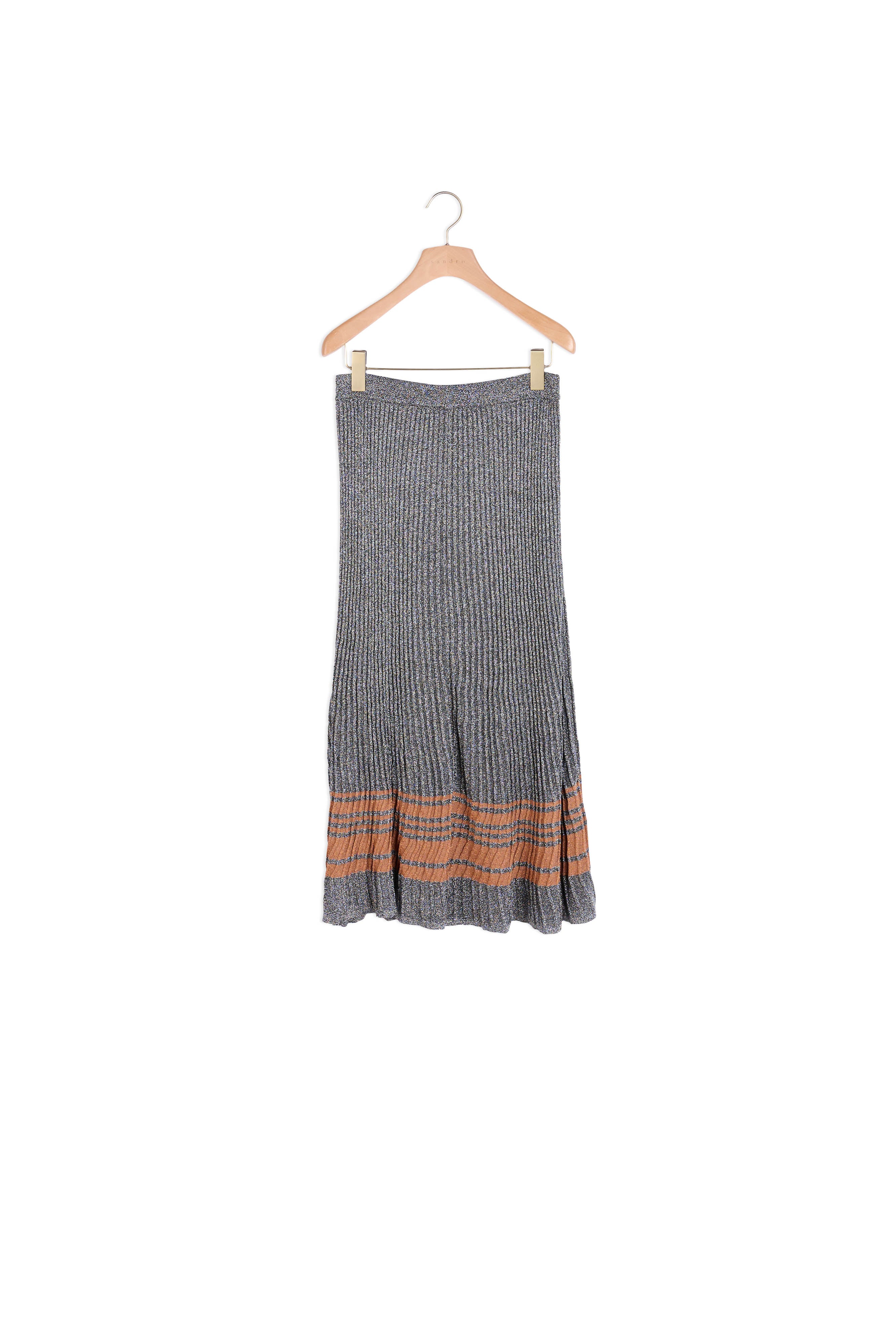 Jupe midi en Maille lurex Sandro seconde main