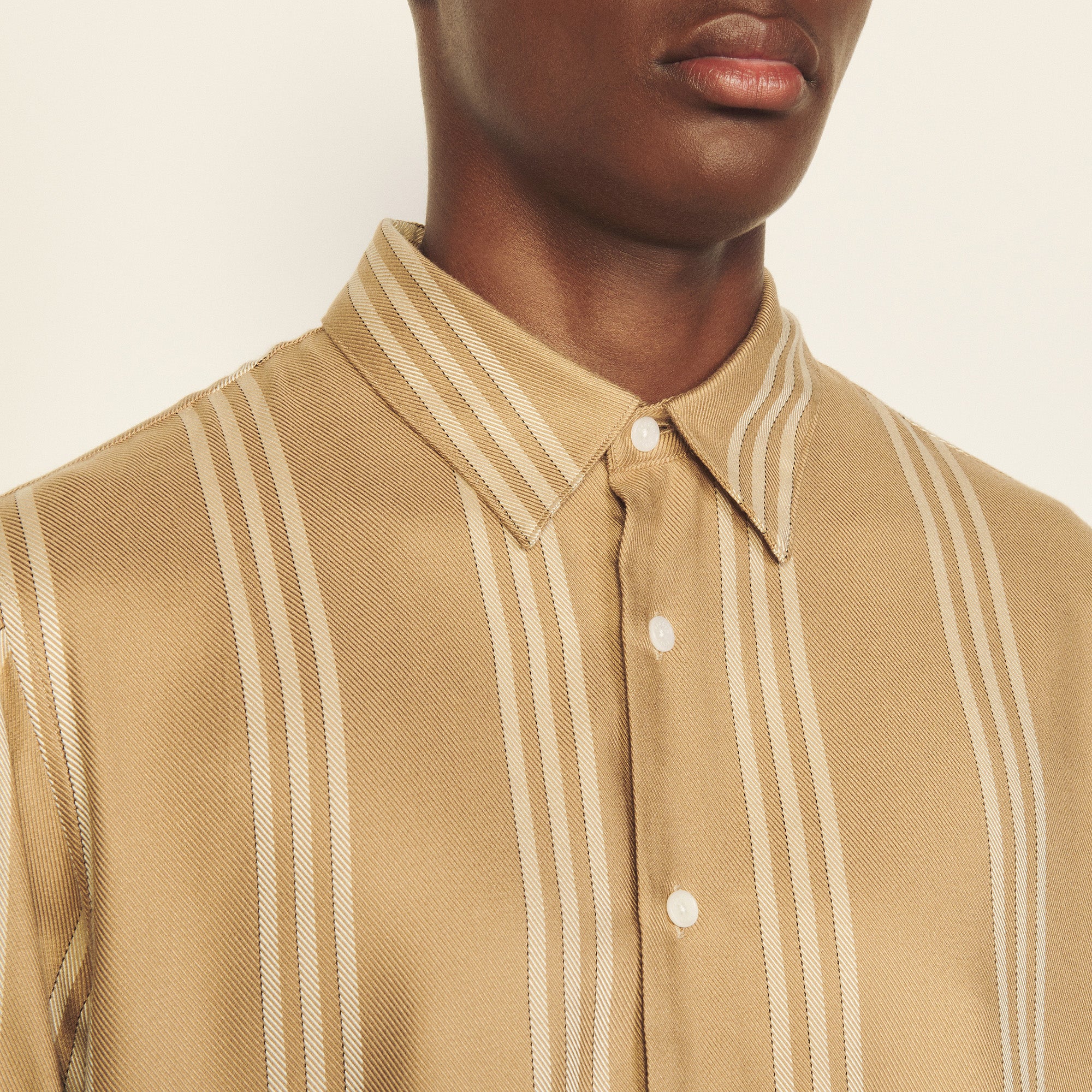 Chemise Beige Sandro seconde main