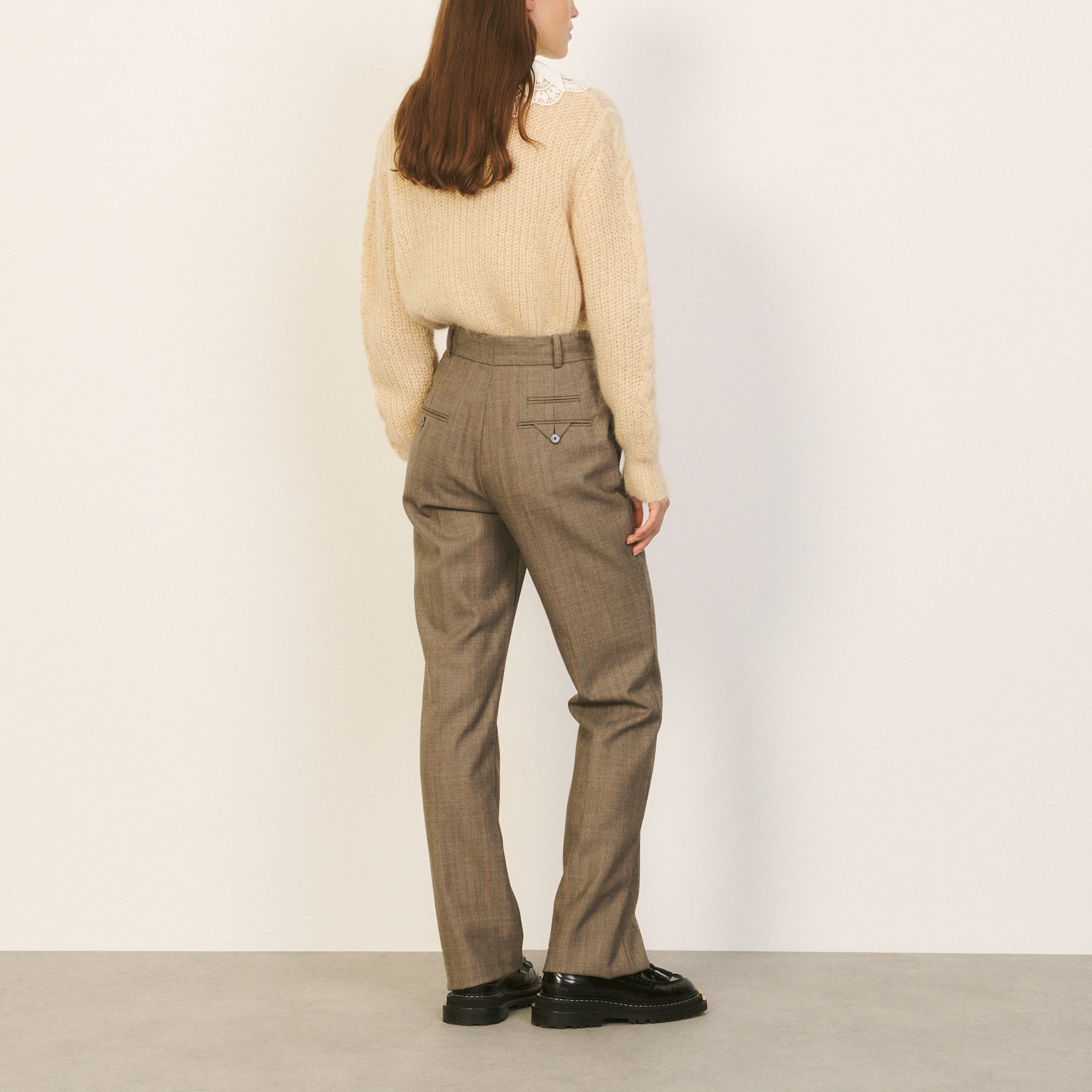 Pantalon Taupe Sandro seconde main