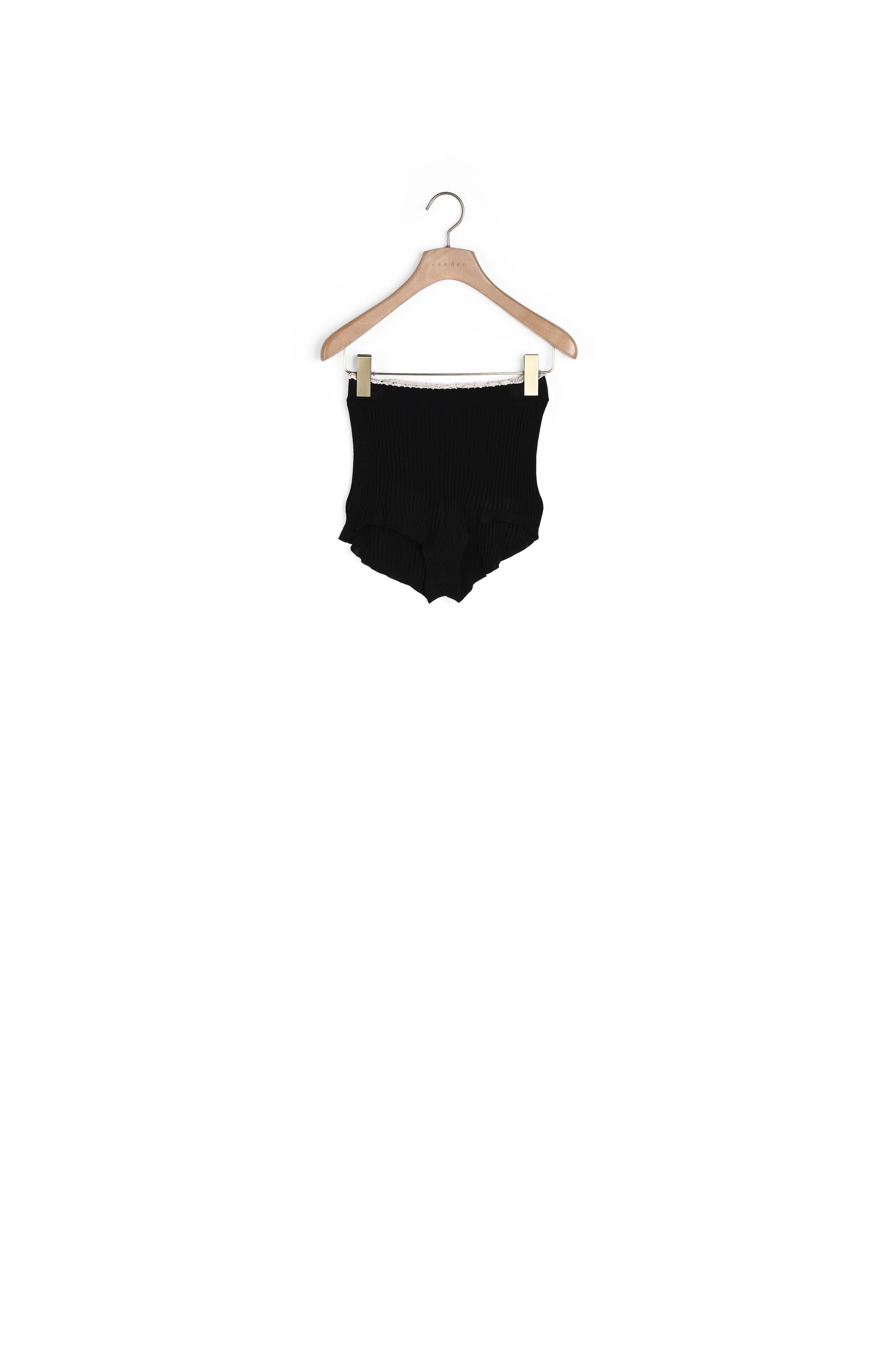 Short en Maille à côtes Sandro seconde main
