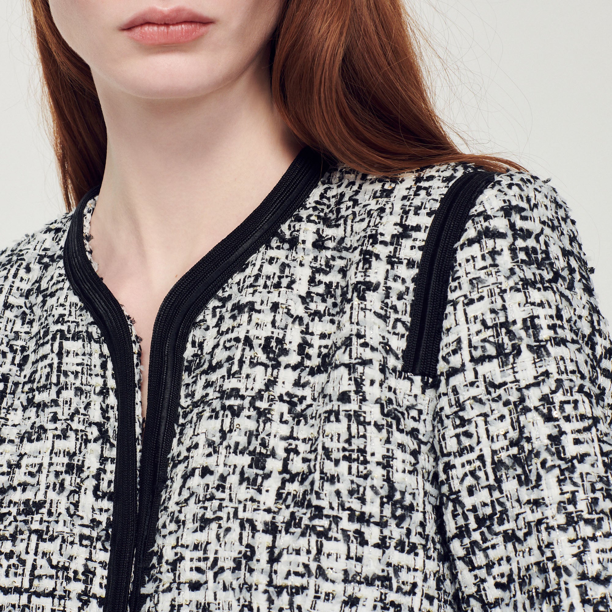 Veste en tweed Sandro seconde main