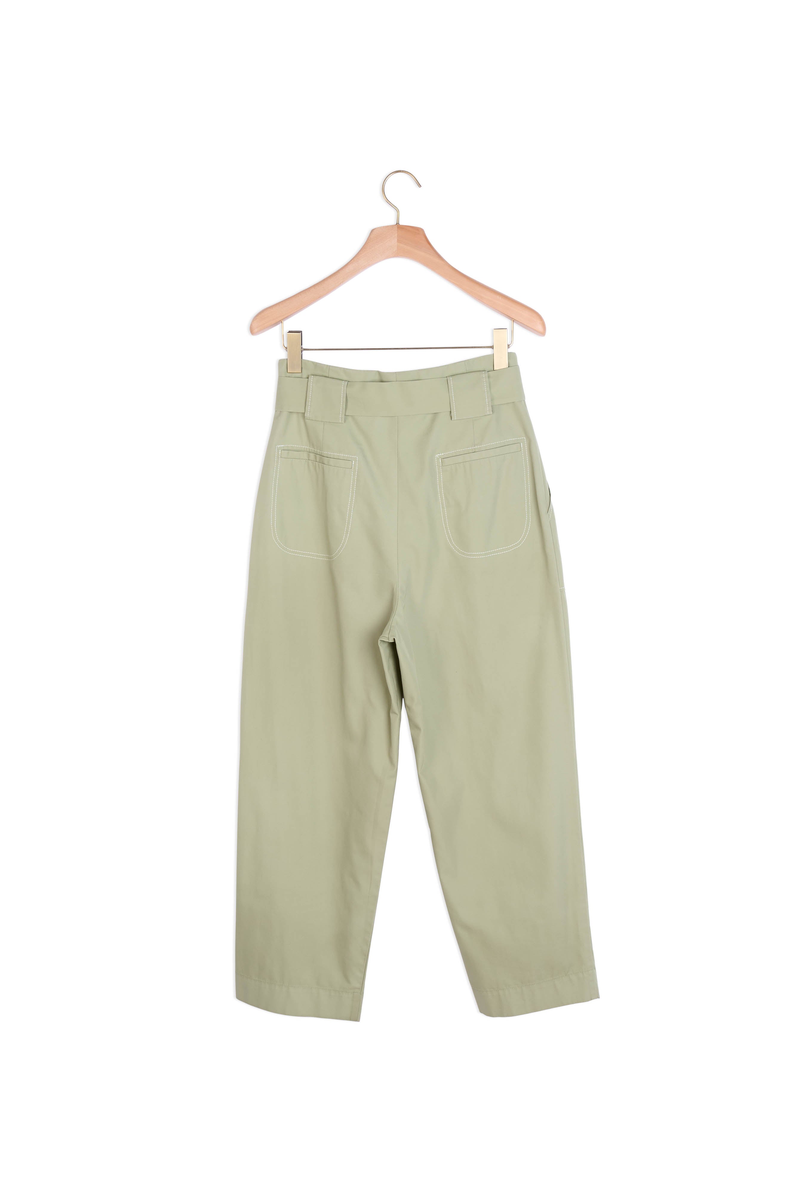 Pantalon large avec ceinture à nouer Sandro seconde main