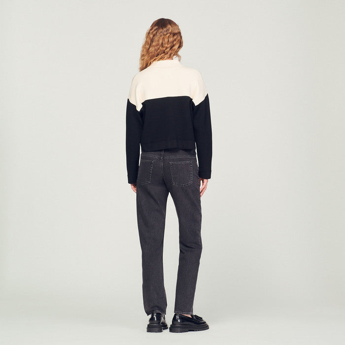 Cardicoat en viscose certifiée Sandro seconde main