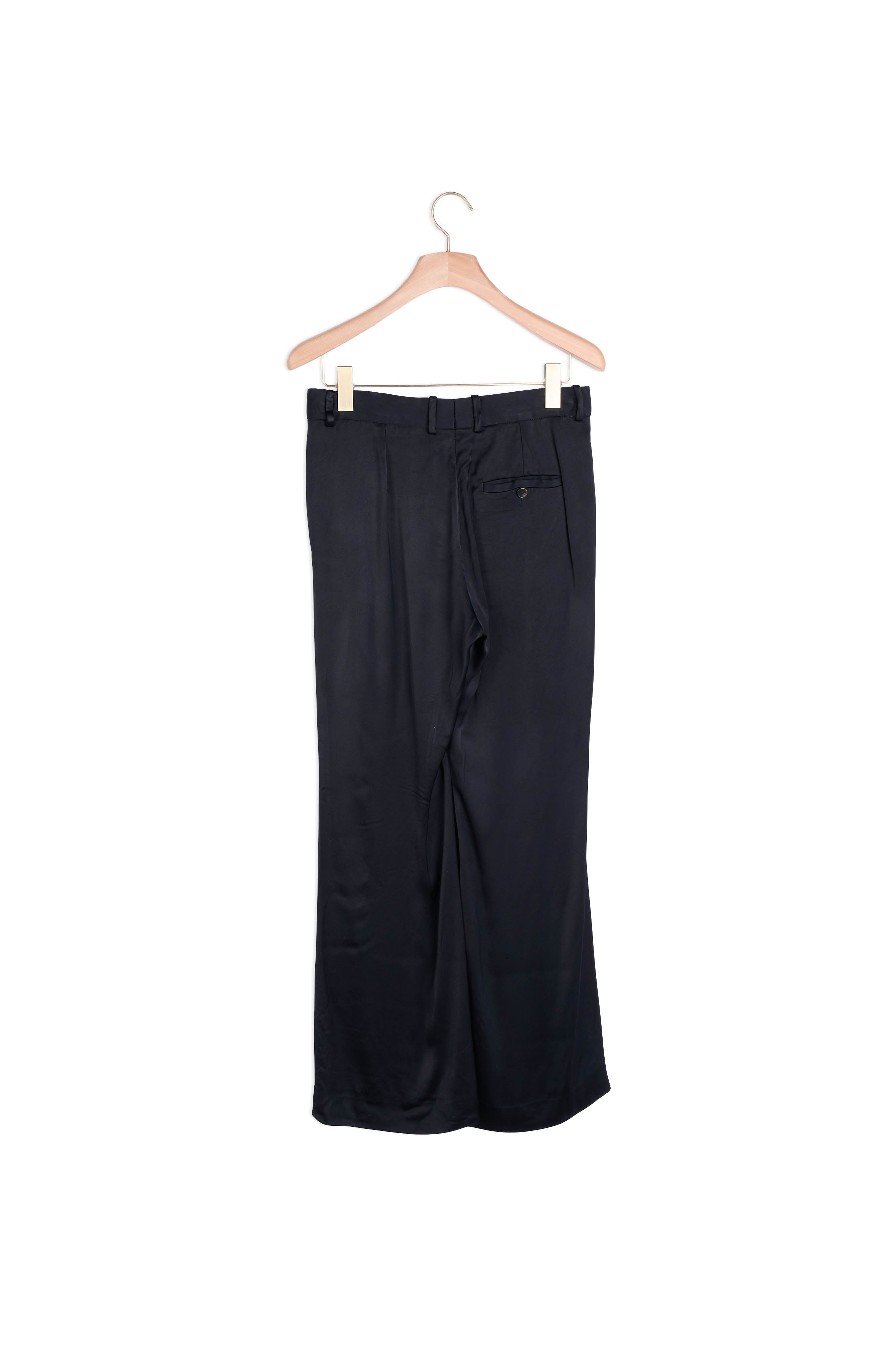 Pantalon en tissu satiné Sandro seconde main