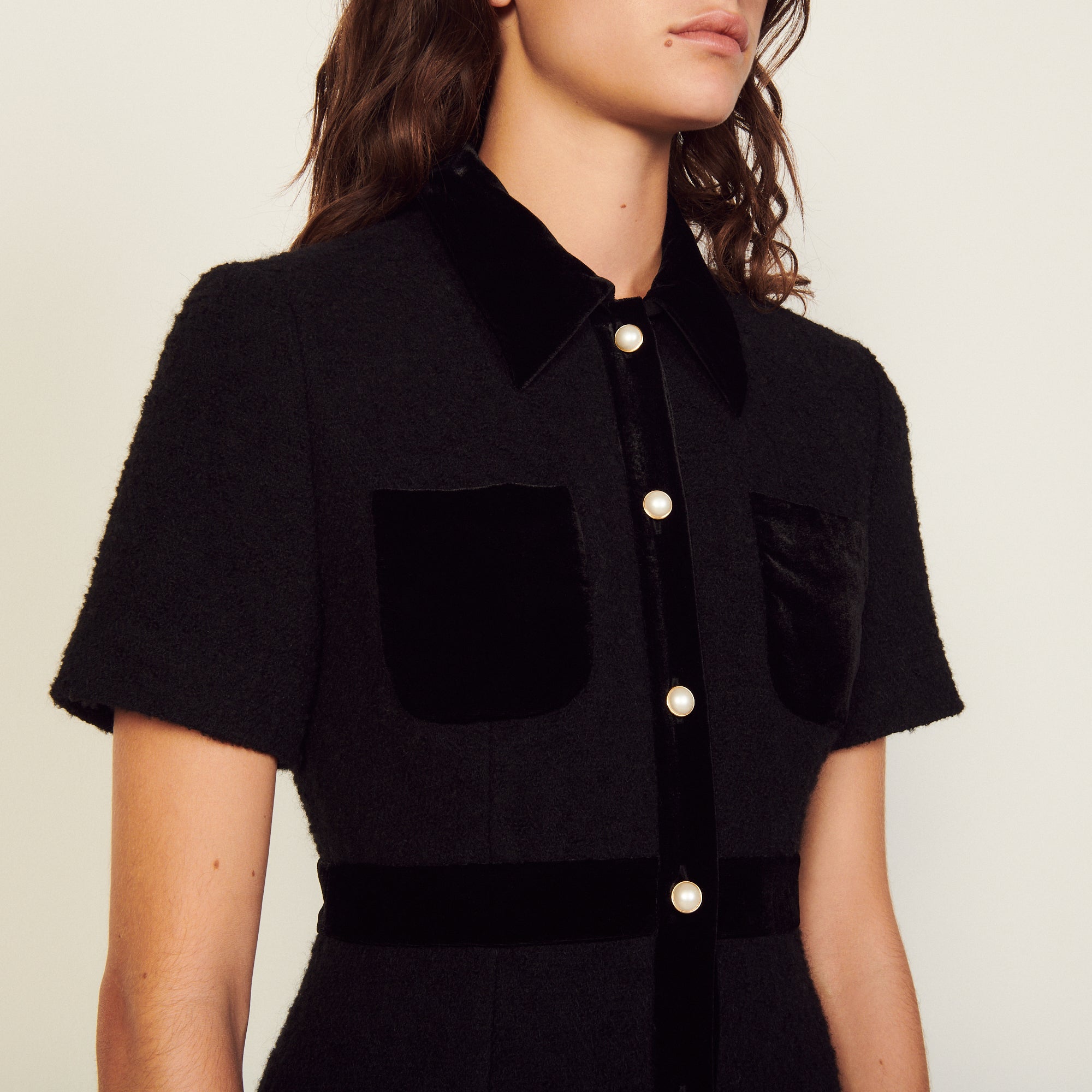 Robe Noir Sandro seconde main