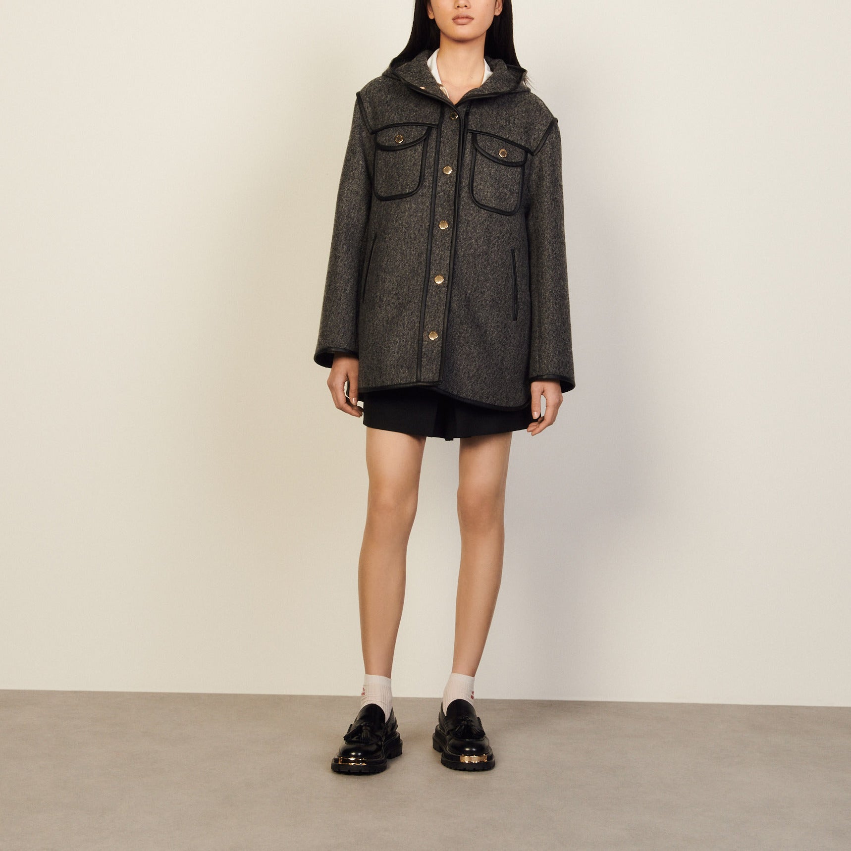 Outerwear Gris Sandro seconde main