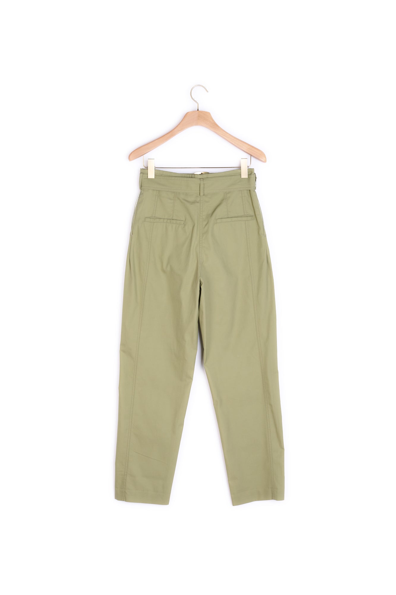Pantalon large taille haute en gabardine Sandro seconde main