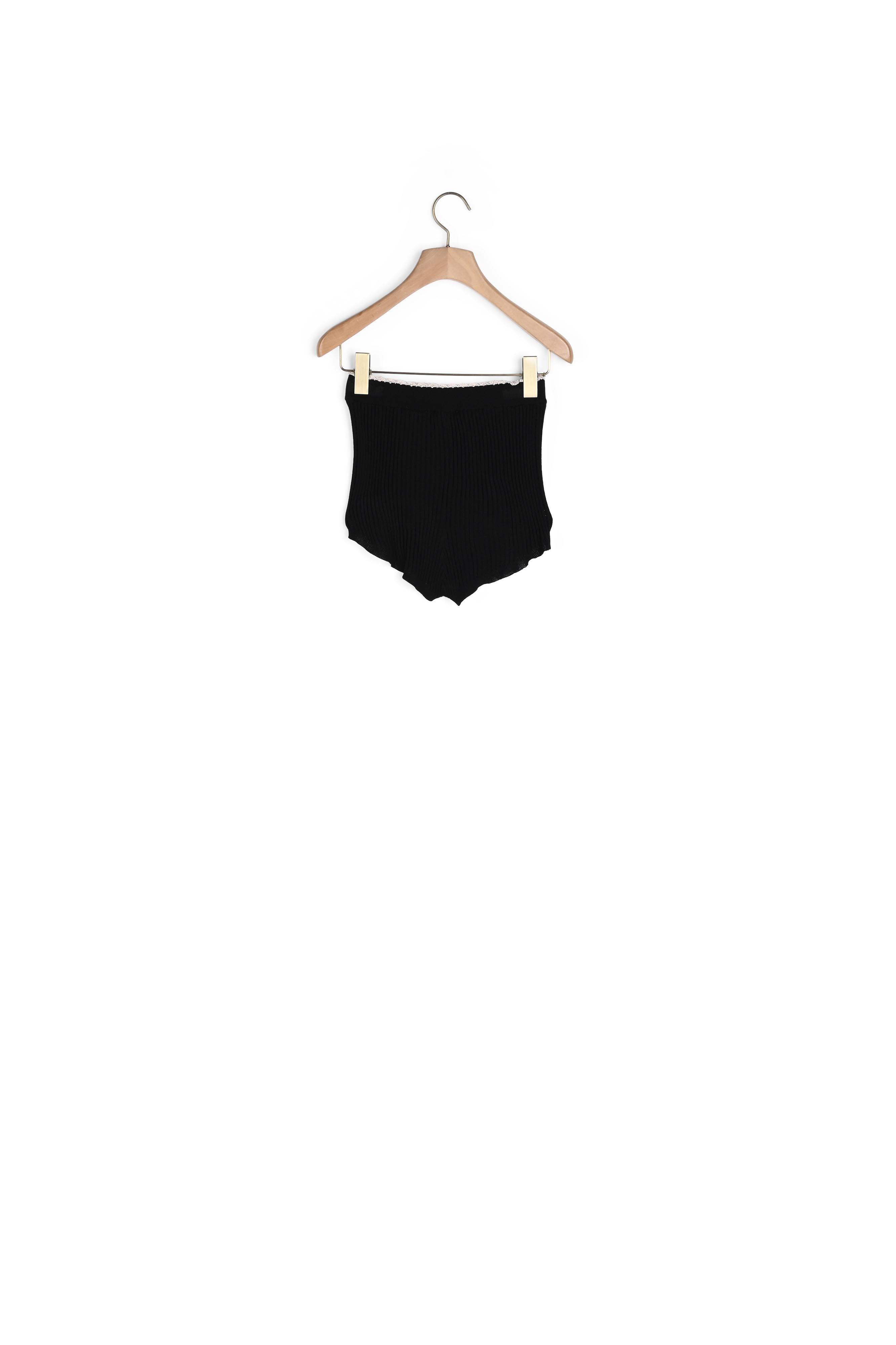 Short en Maille à côtes Sandro seconde main