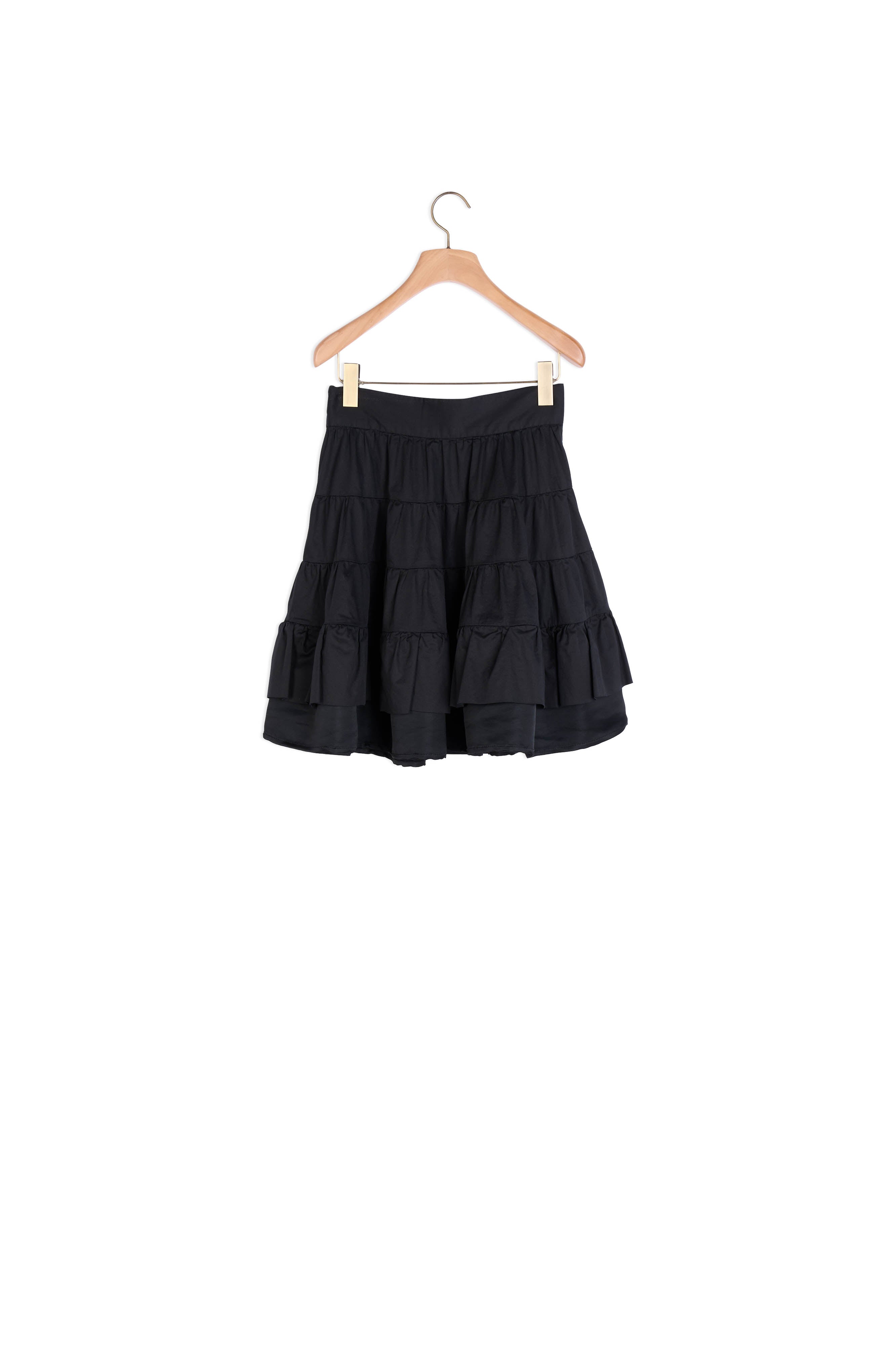 Jupe courte bi-matière Sandro seconde main