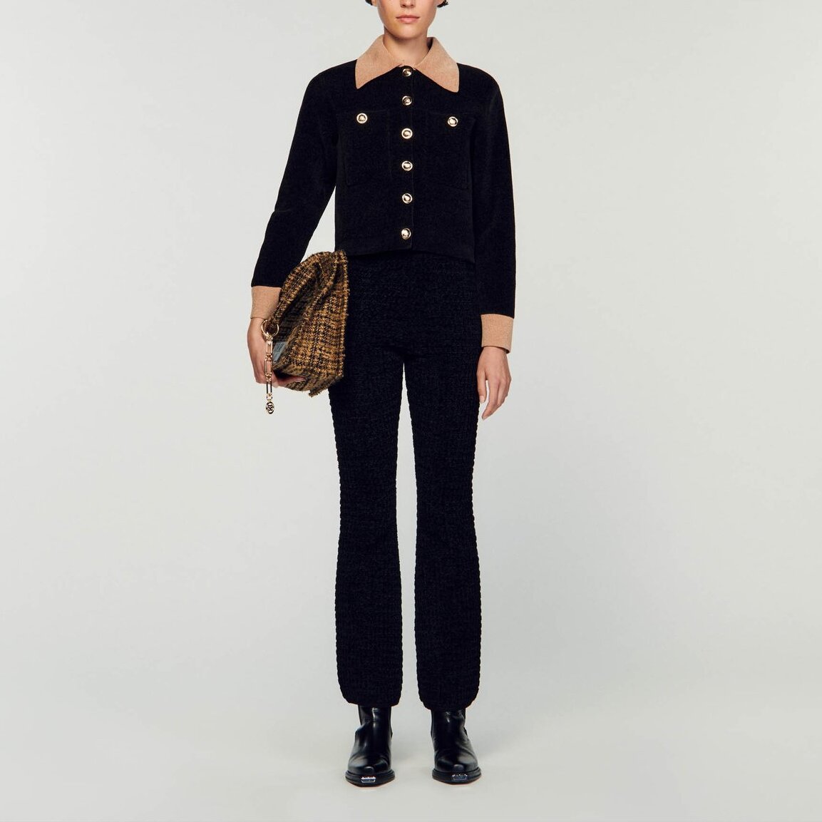 Pantalon en Maille Sandro seconde main