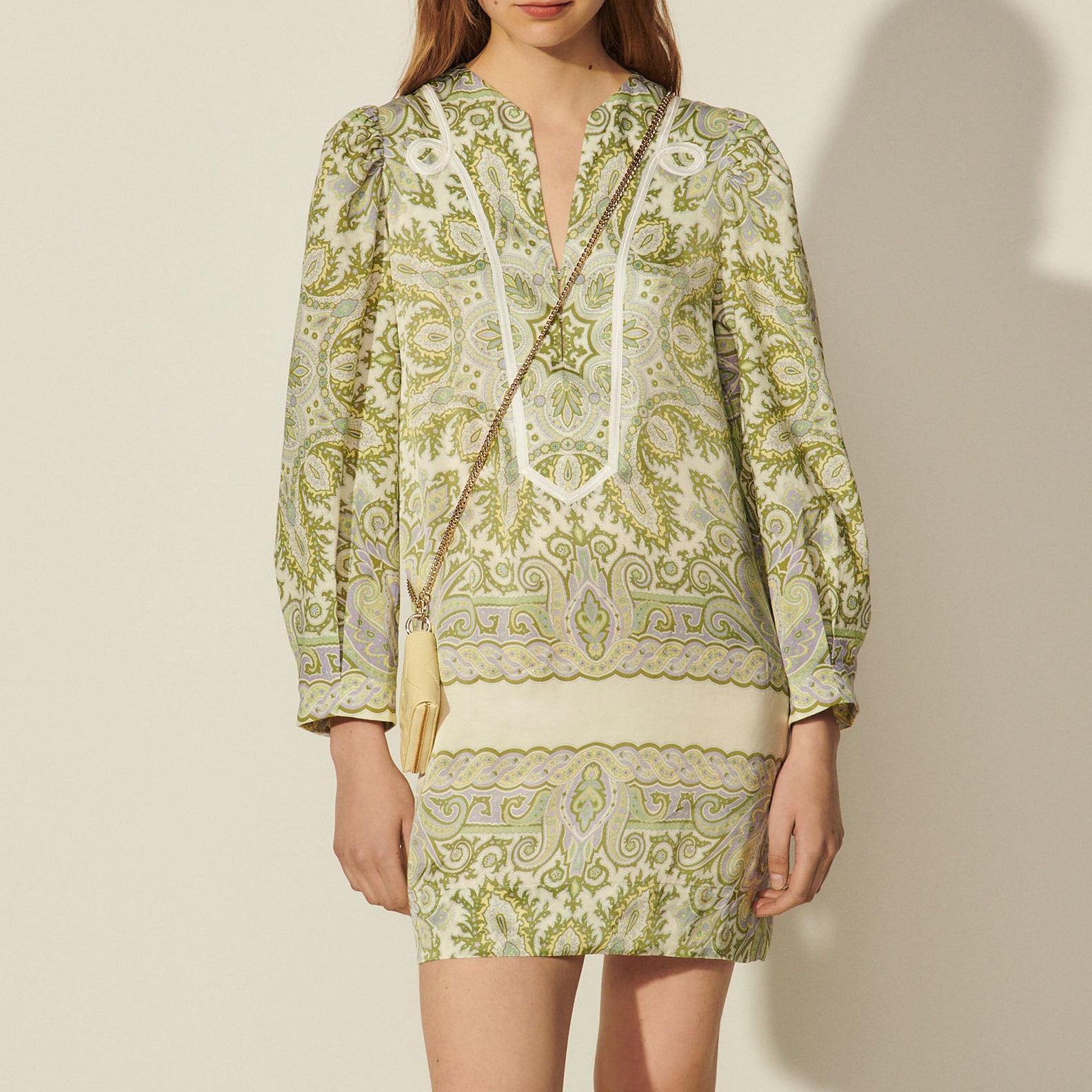 Robe imprimée foulard Sandro seconde main