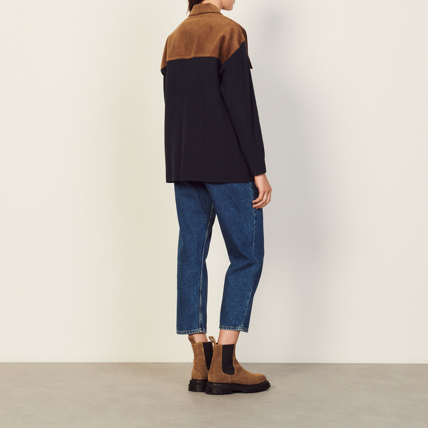 CARDIGAN Marine Sandro seconde main