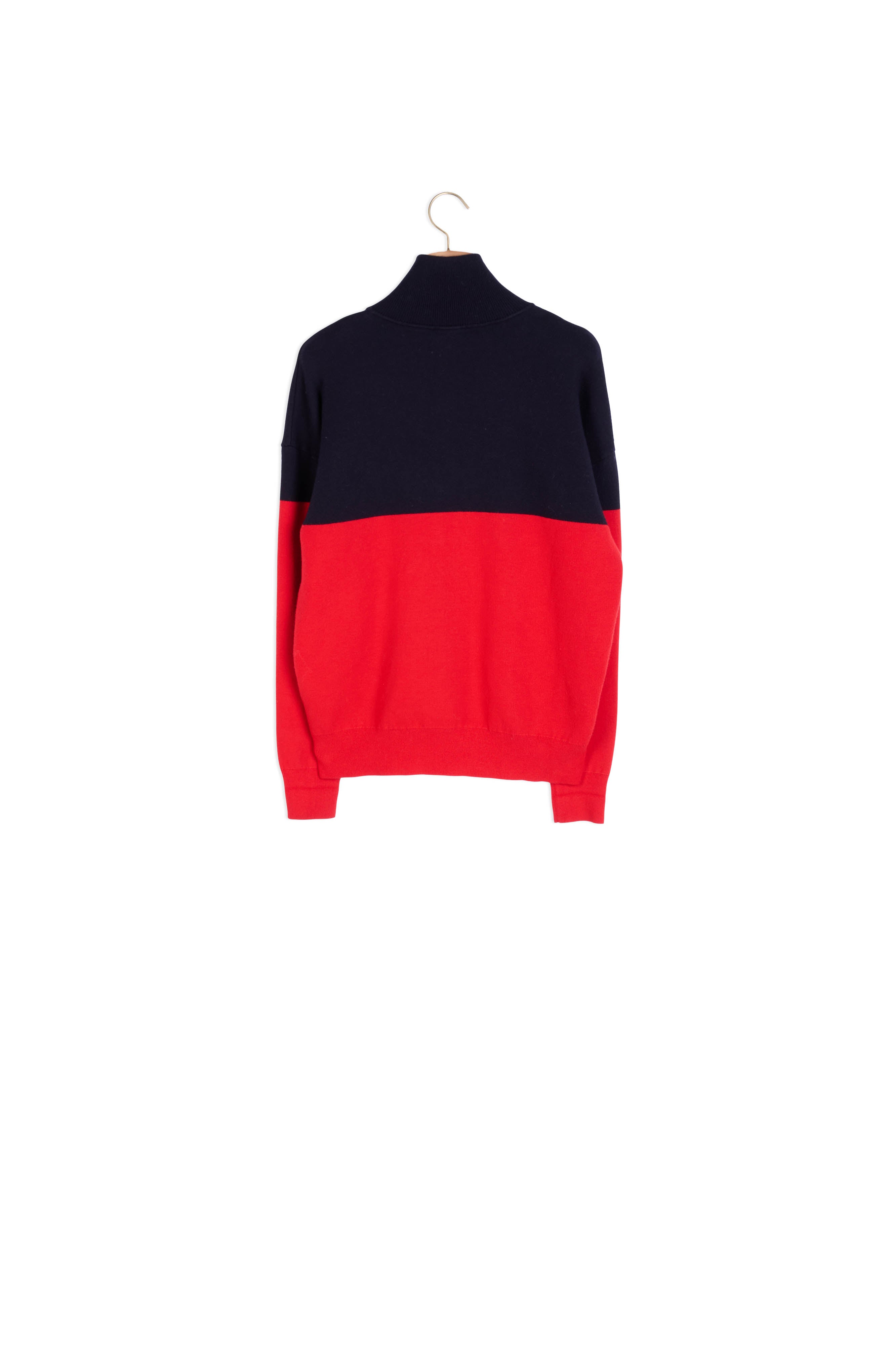 Pull bicolore avec fermeture perlées Sandro seconde main