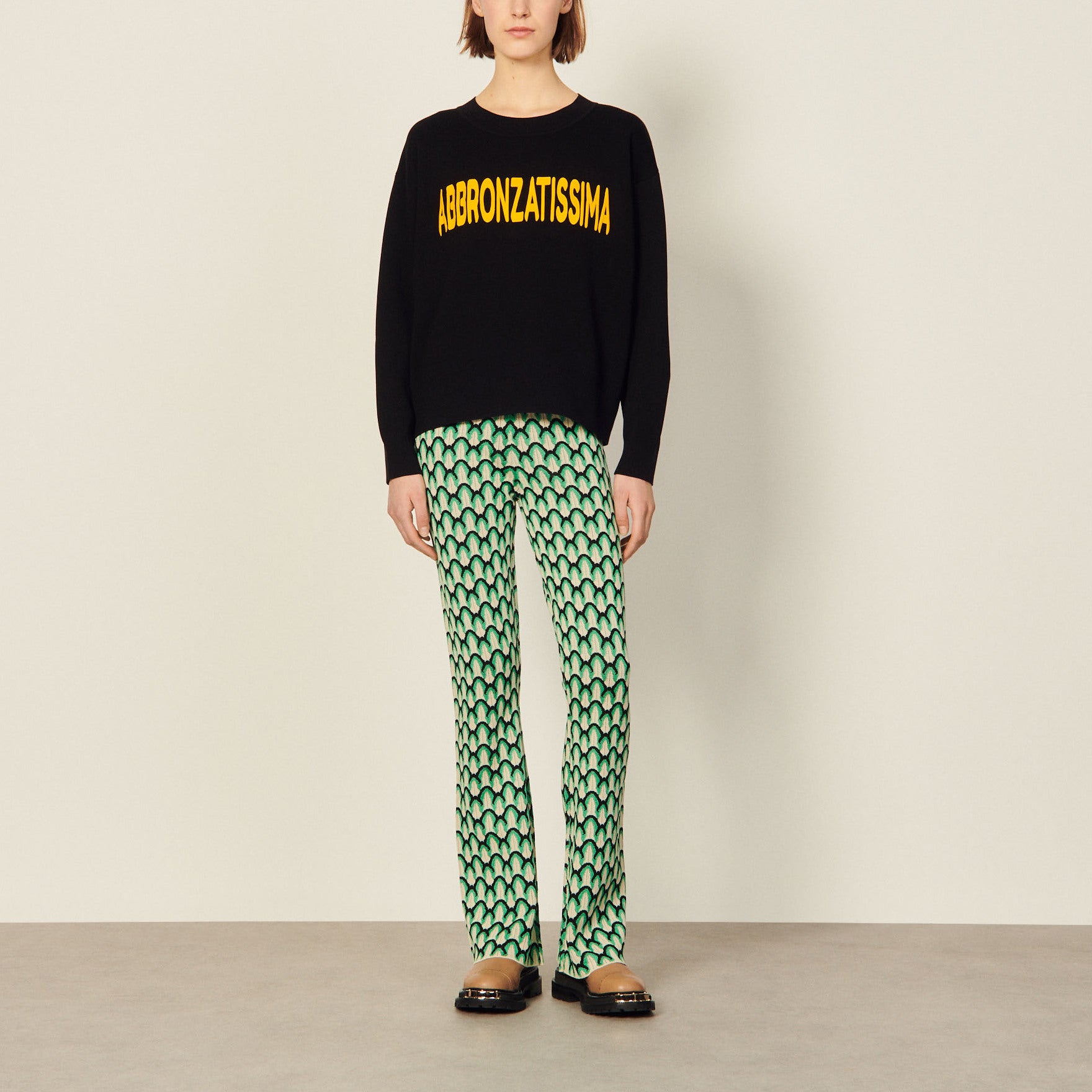 Pull brodé Sandro seconde main