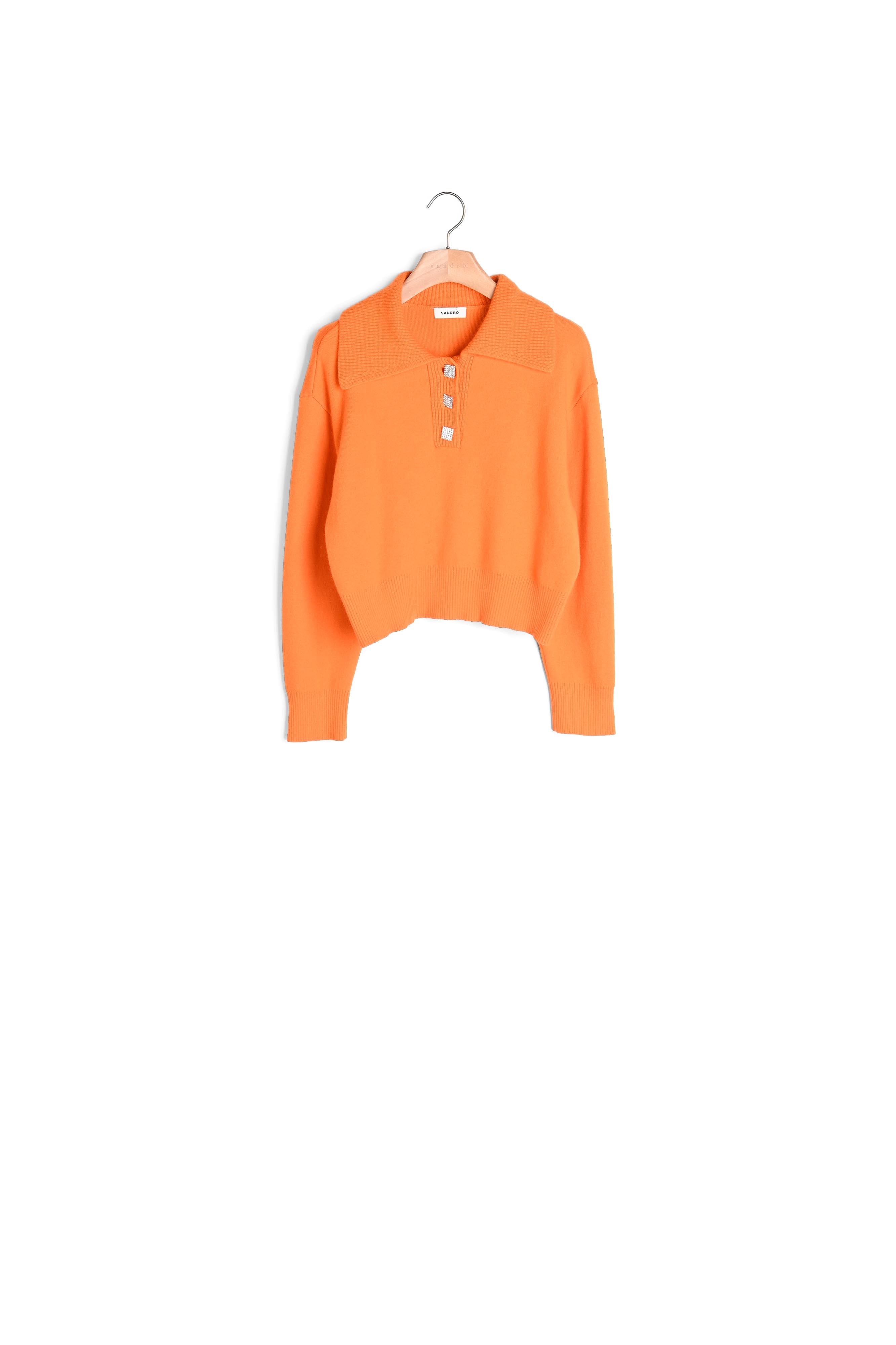 Pull court à boutons bijoux Sandro seconde main