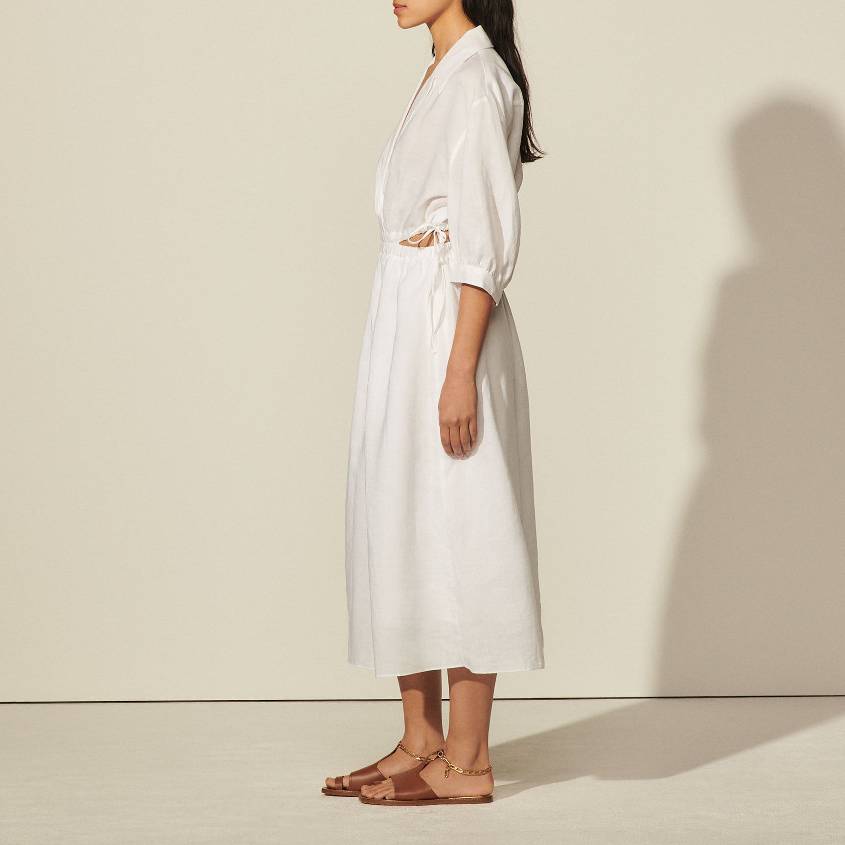 Robe longue aux ouvertures côtés Sandro seconde main