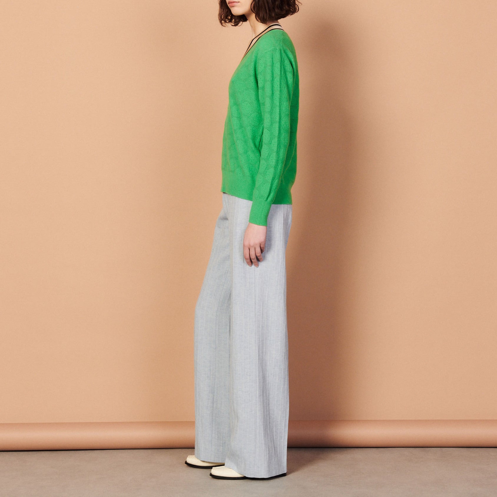 Pull en Maille pointelle Sandro seconde main