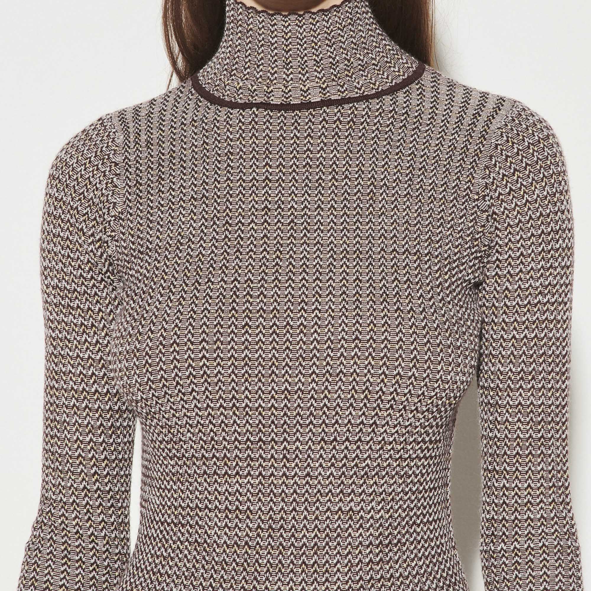 Pull en laine à col montant Sandro seconde main