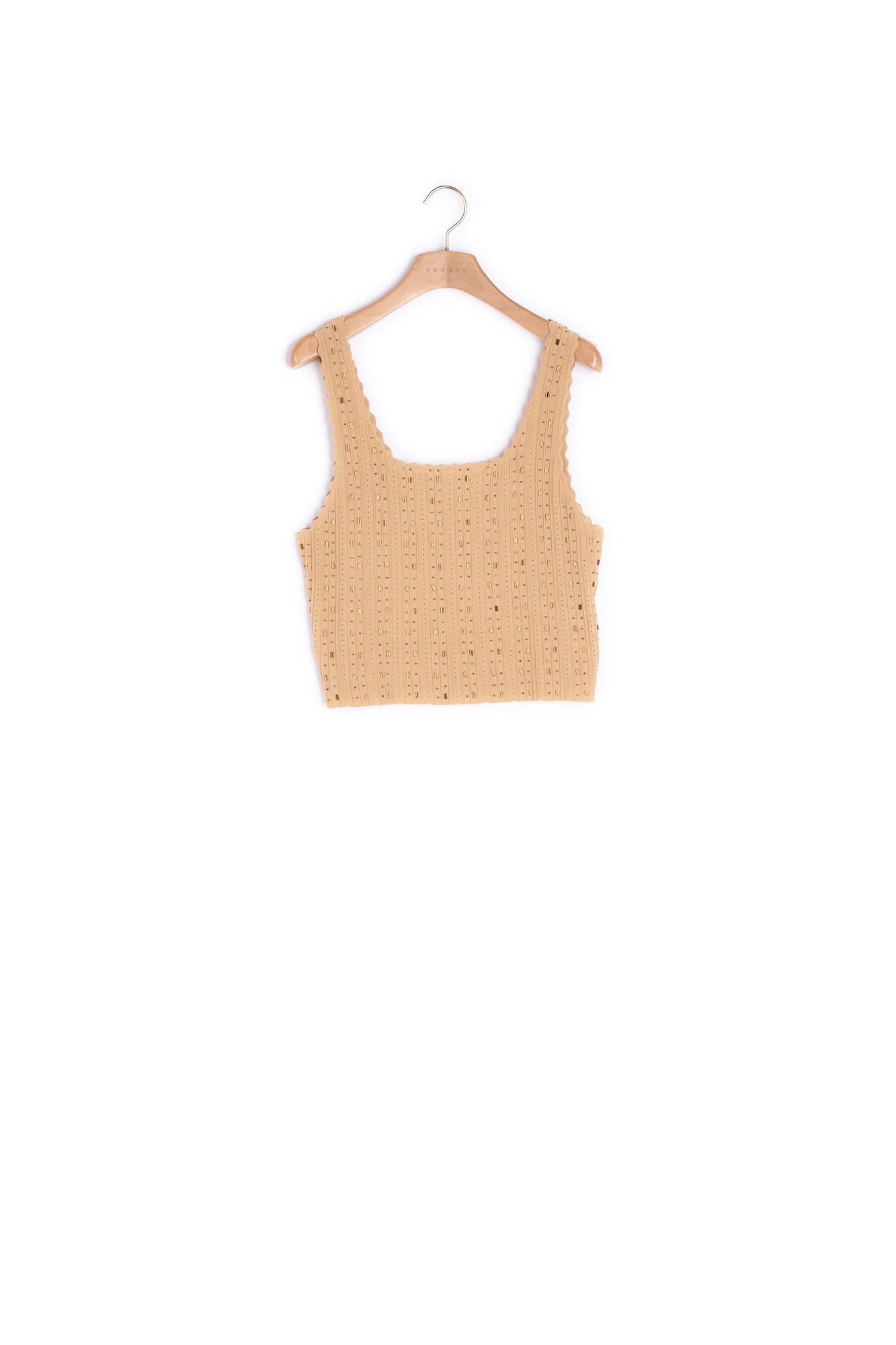 Brassière en Maille à perles bijoux Sandro seconde main