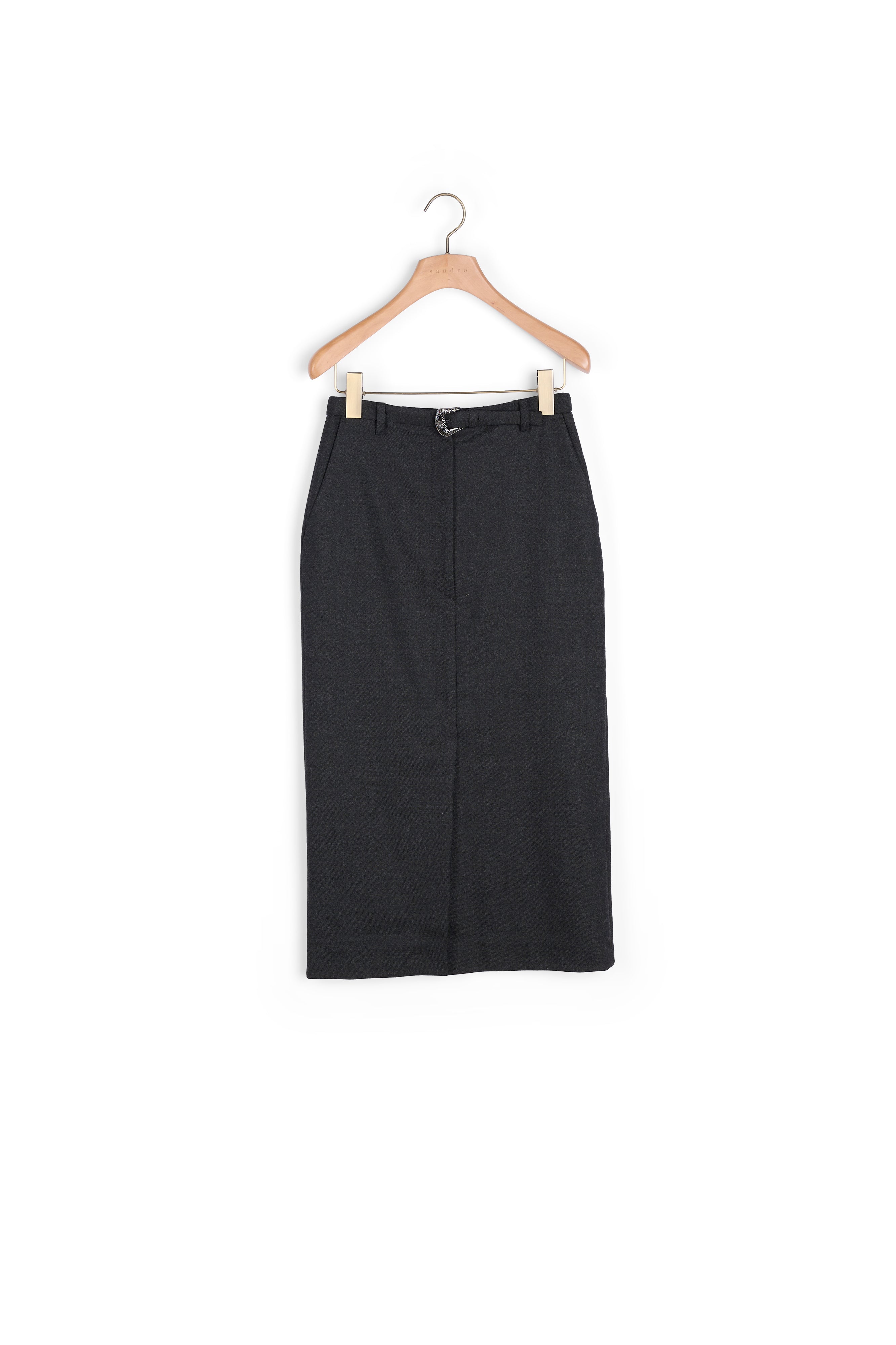 Jupe crayon boucle western Sandro seconde main
