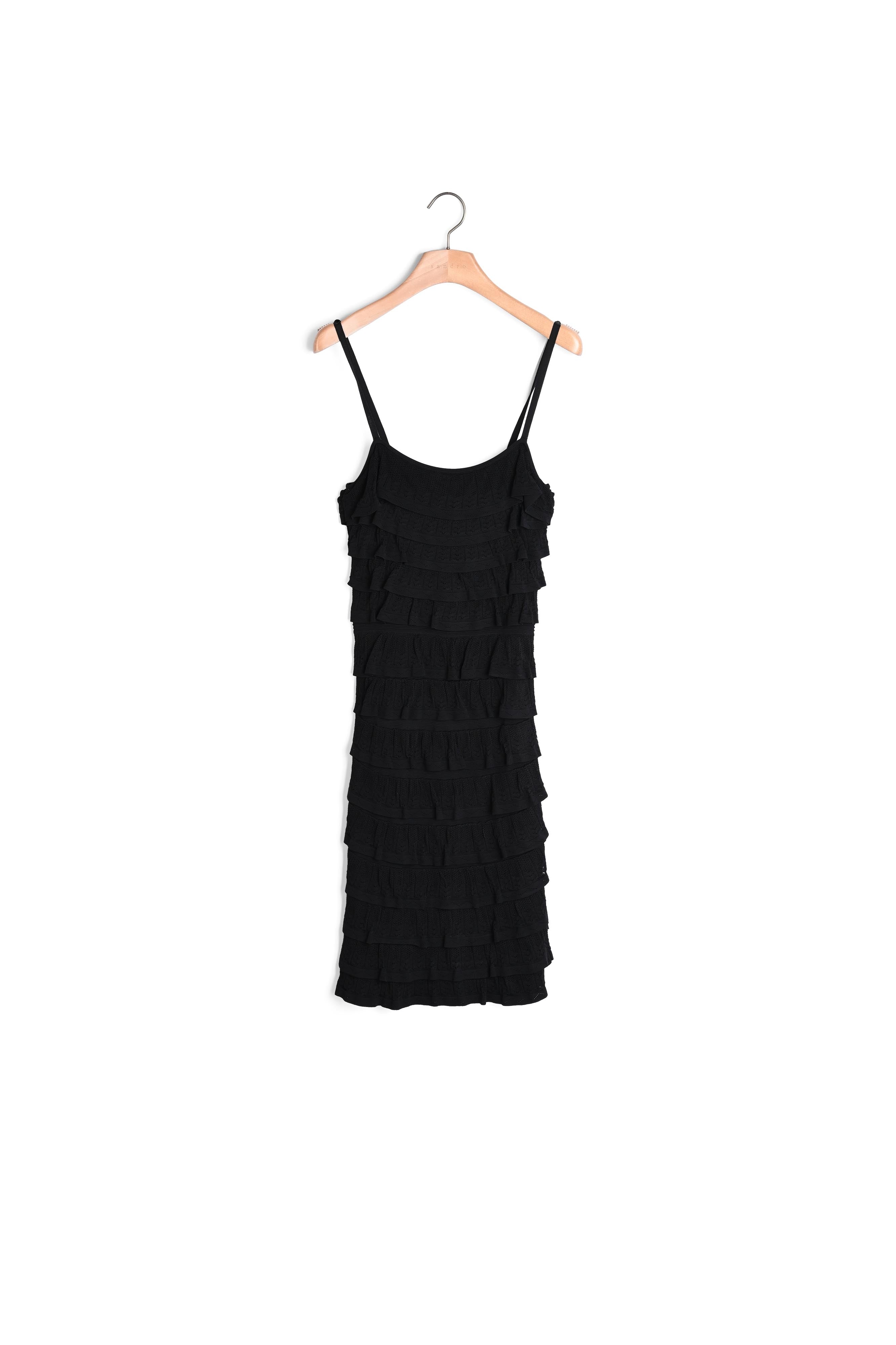 Robe en Maille volantée Sandro seconde main