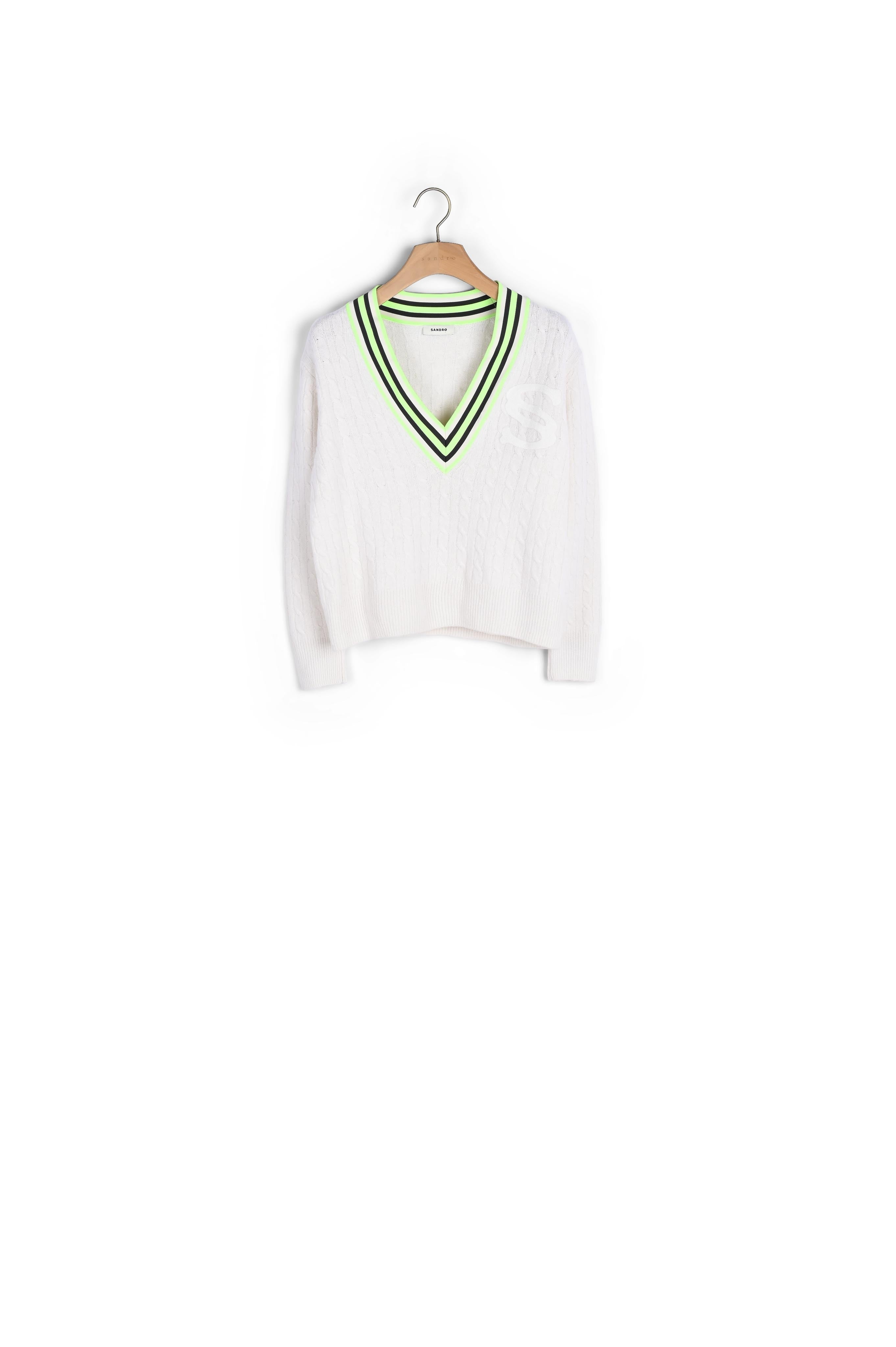 Pull à patch S Sandro seconde main