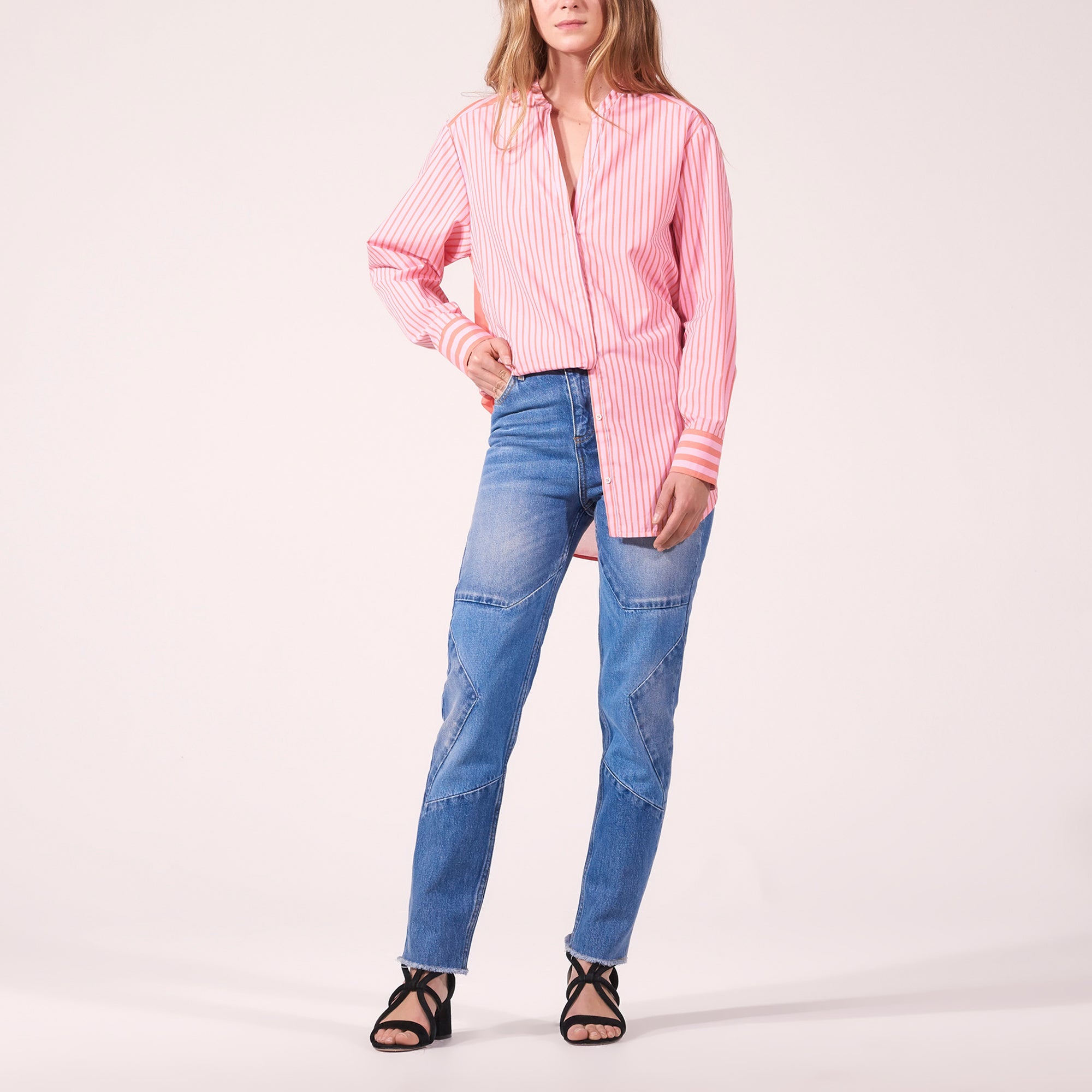 Chemise en coton rayé Sandro seconde main