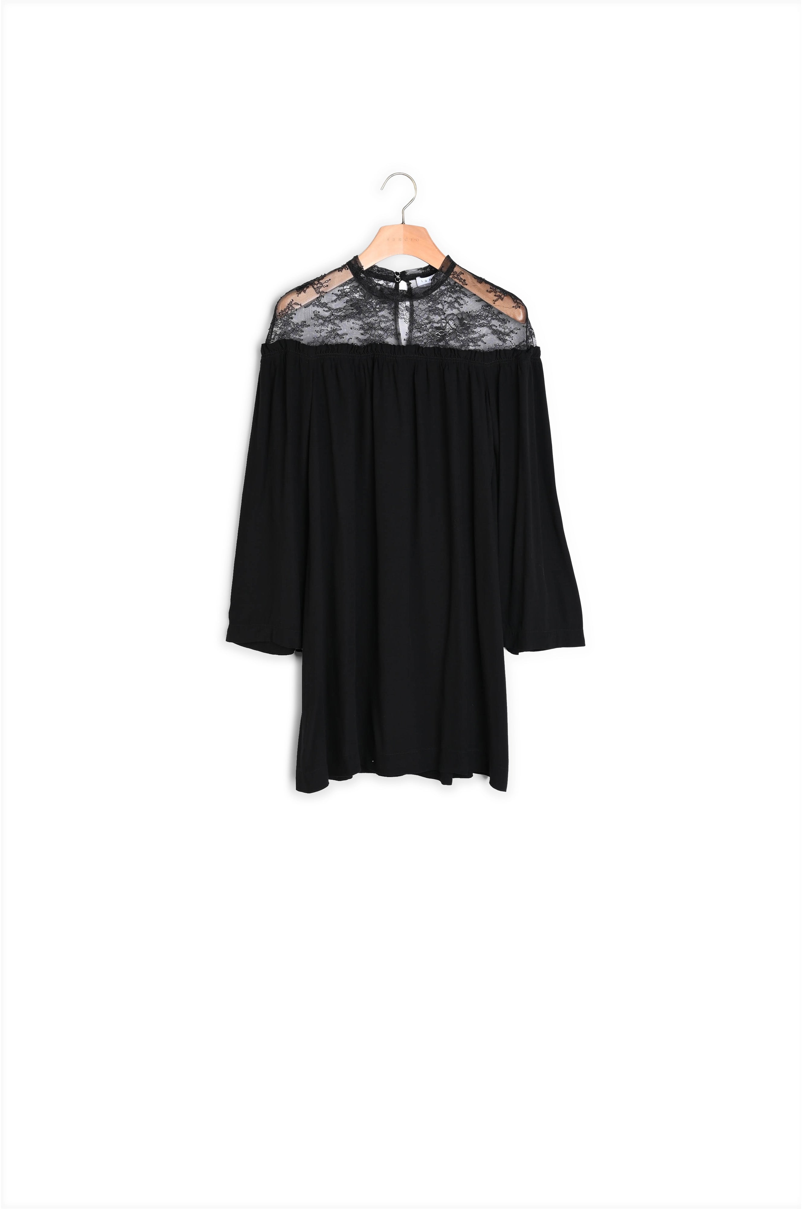 Robe ample avec insert dentelle Sandro seconde main