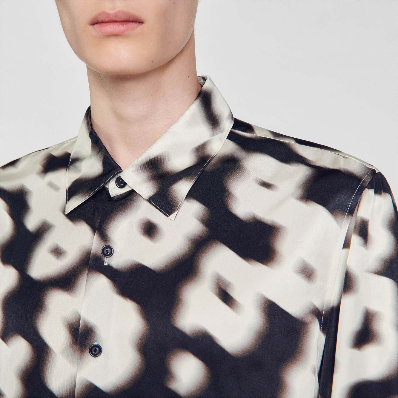 Chemise imprimé fleurs Sandro seconde main