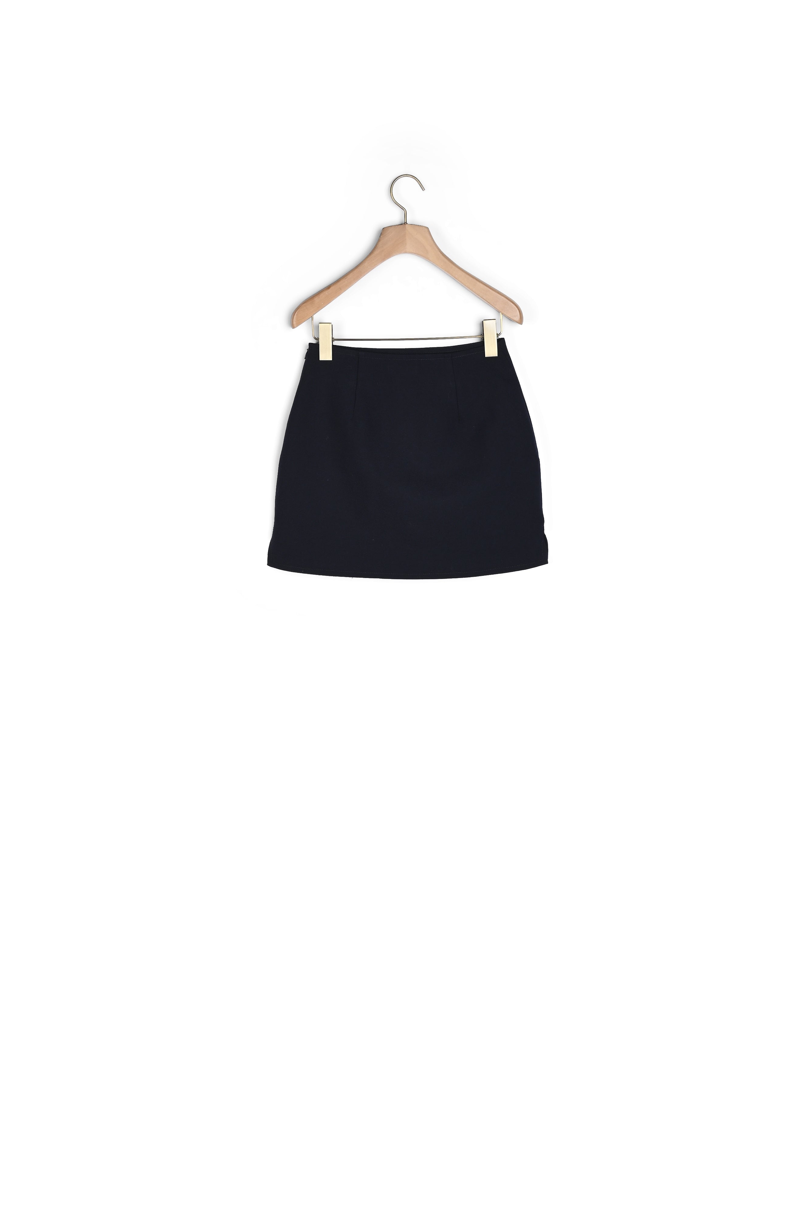 Jupe courte en twill de laine Sandro seconde main