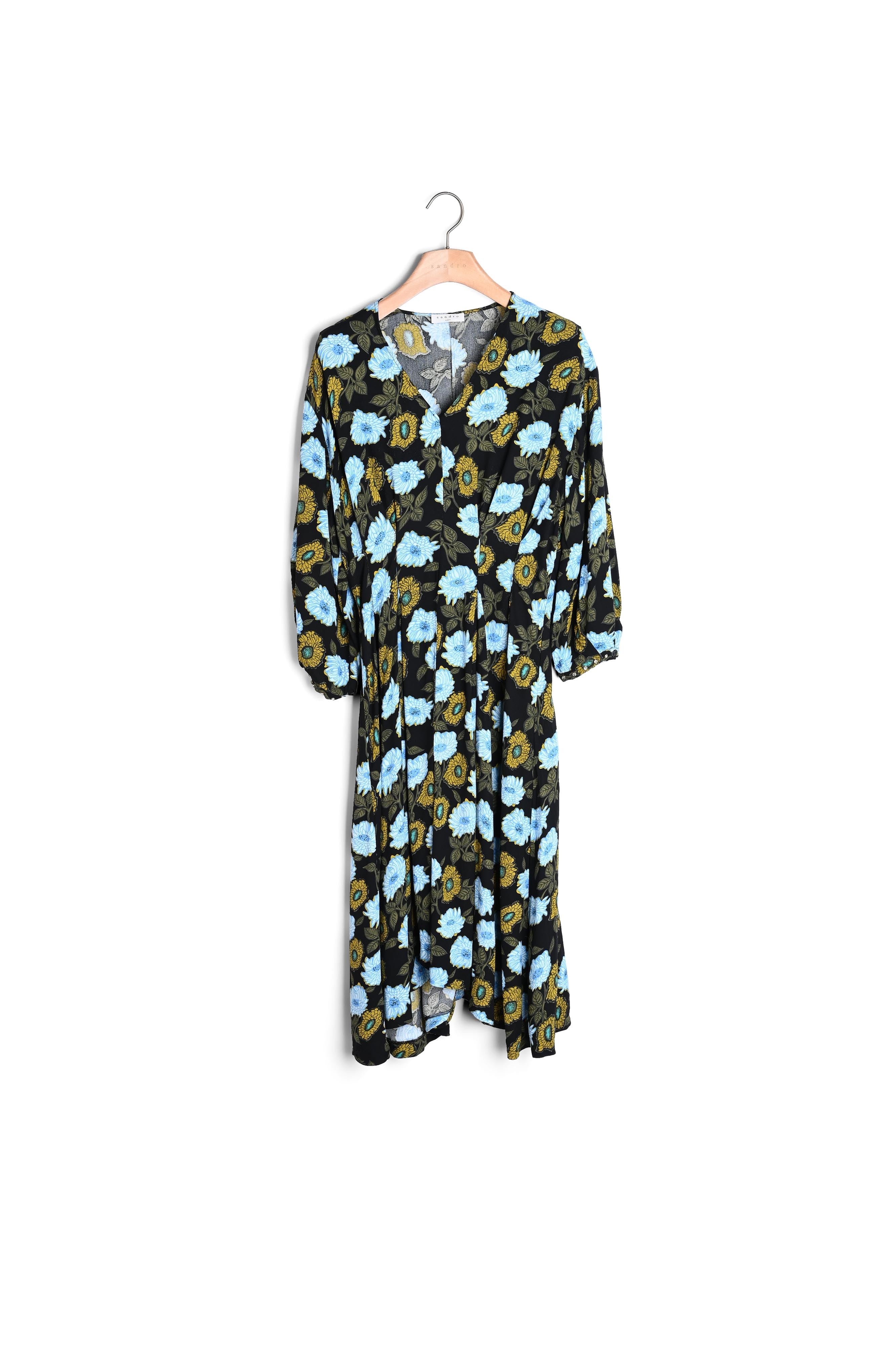 Robe longue imprimé fleuri Sandro seconde main