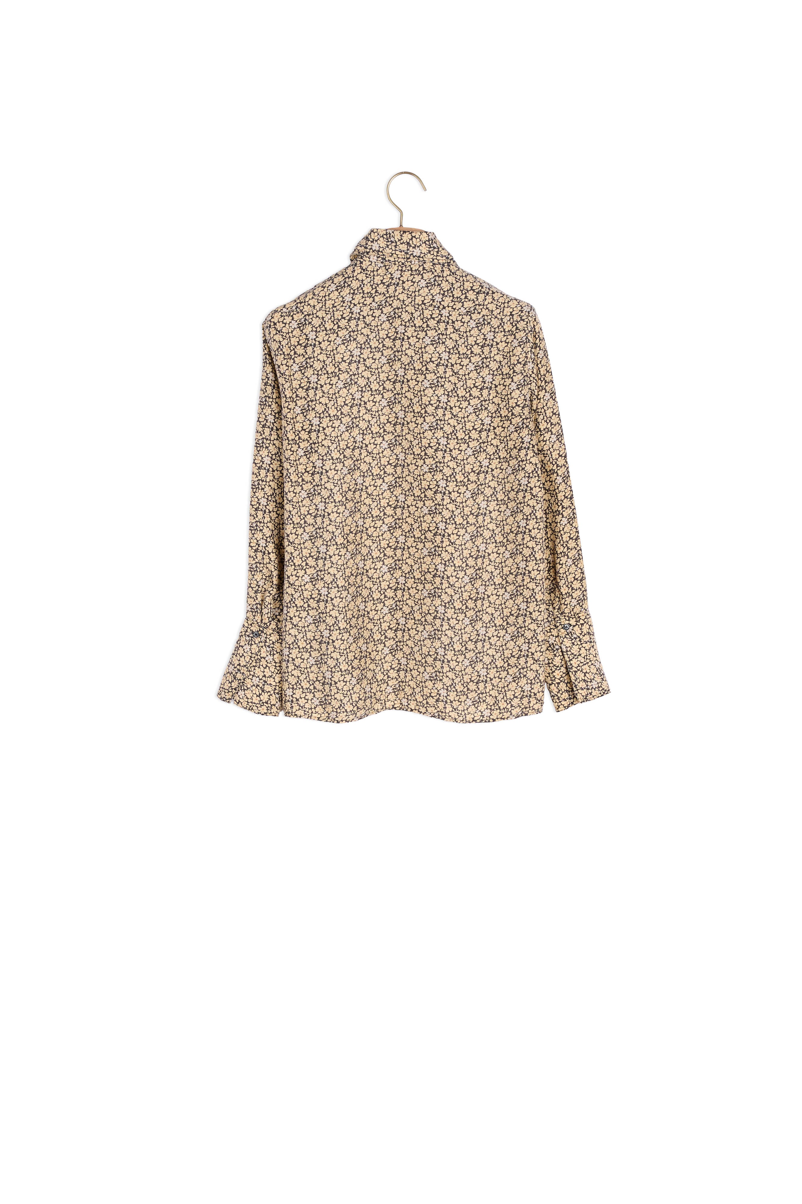 Chemise imprimée en soie Sandro seconde main