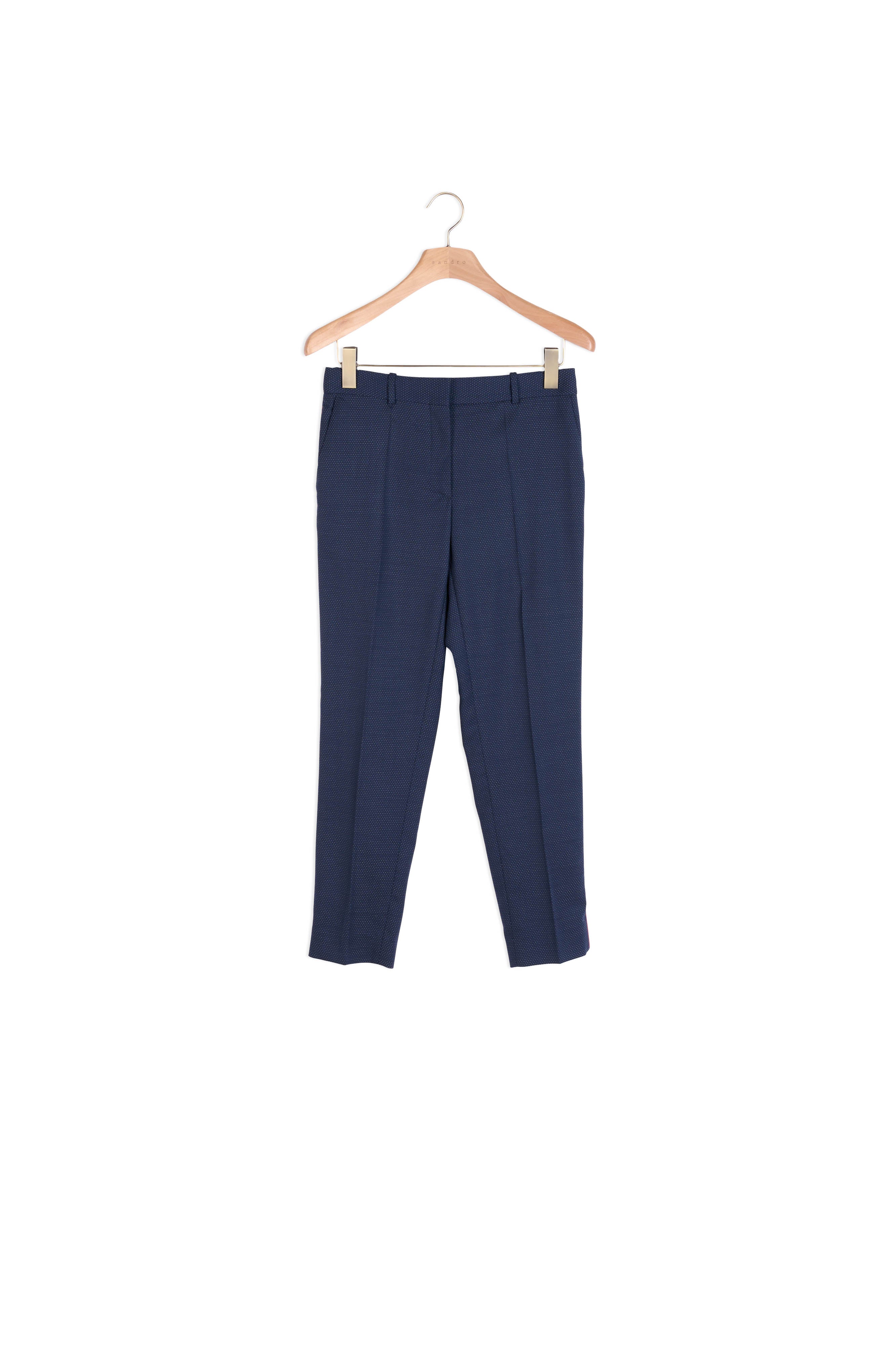 Pantalon de tailleur à liseré Sandro seconde main